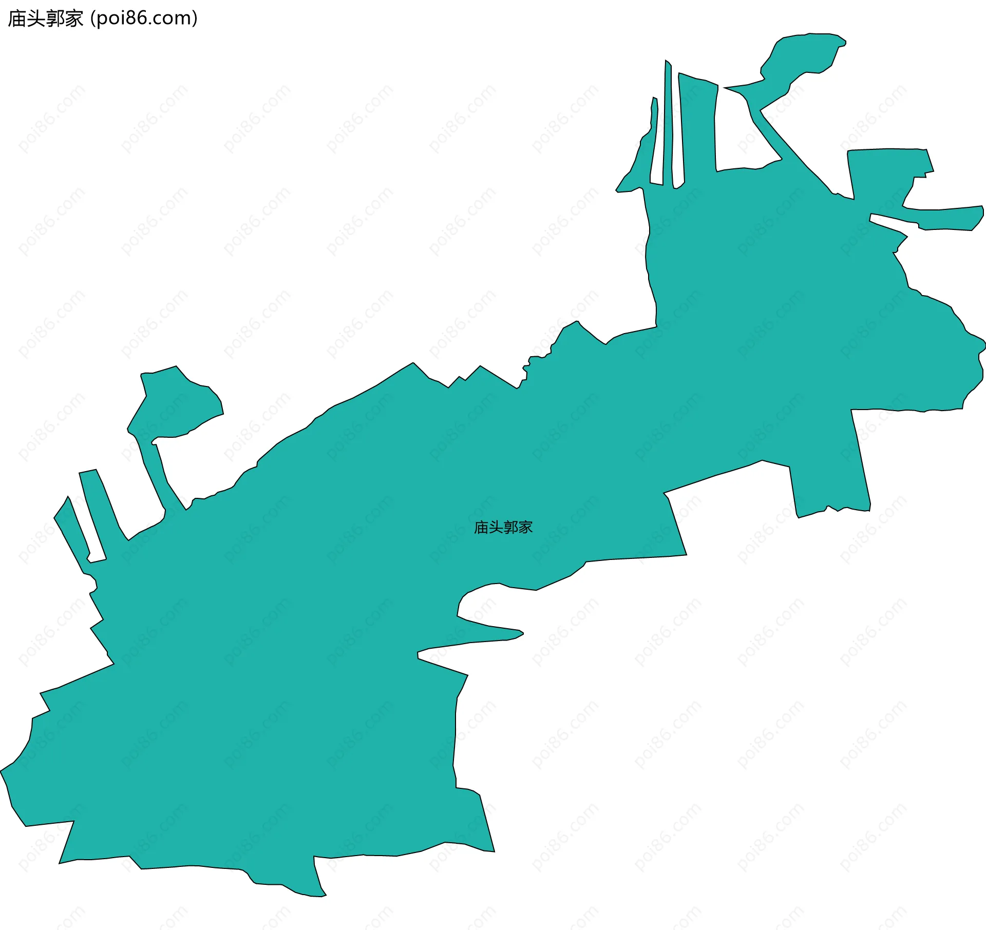 庙头郭家边界地图