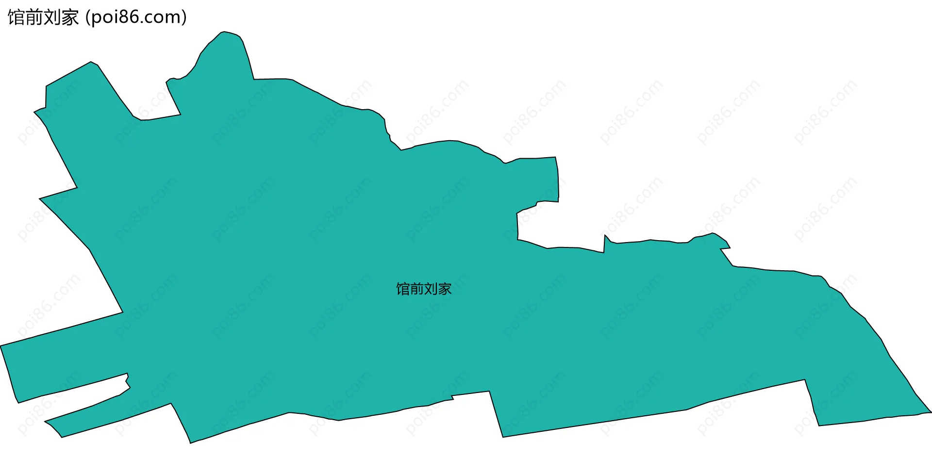 馆前刘家边界地图