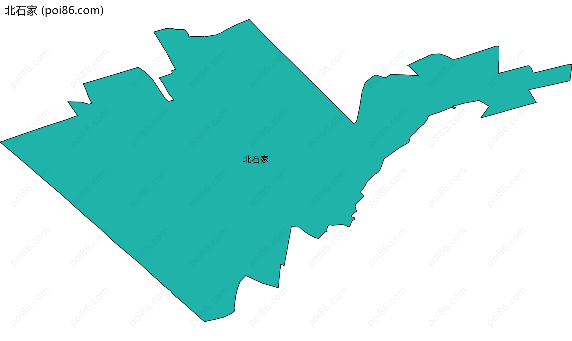 北石家边界地图