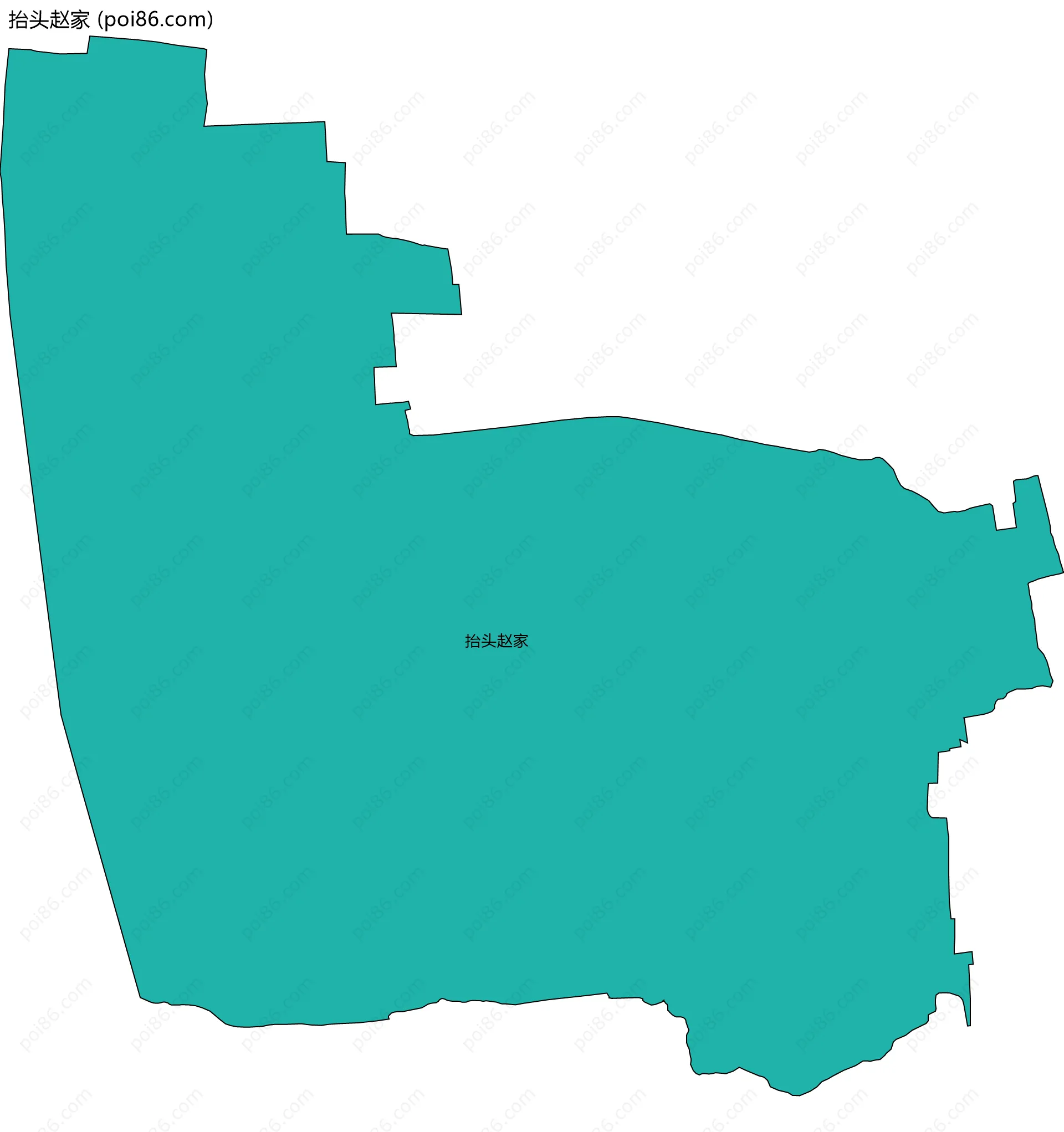 抬头赵家边界地图