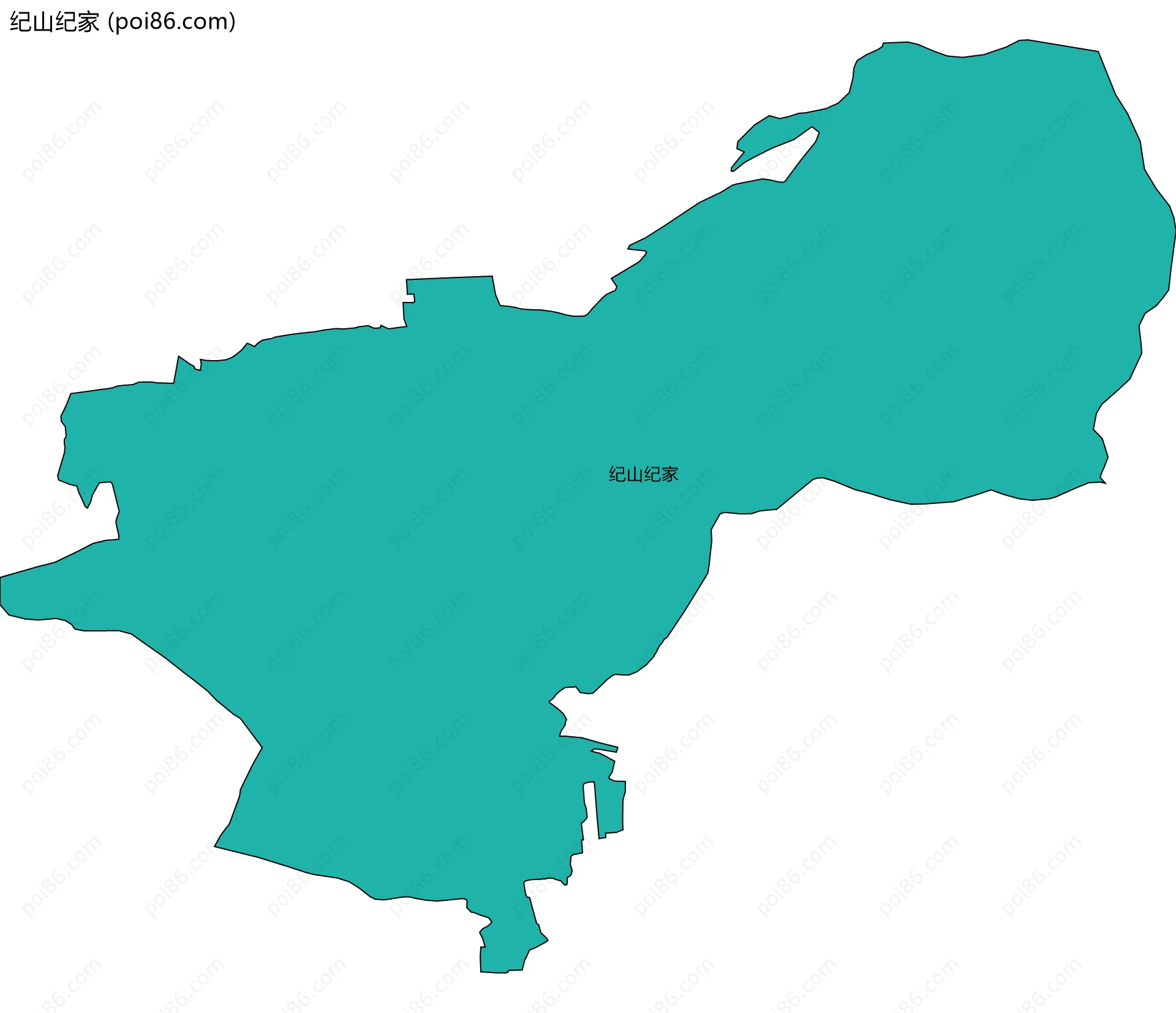 纪山纪家边界地图