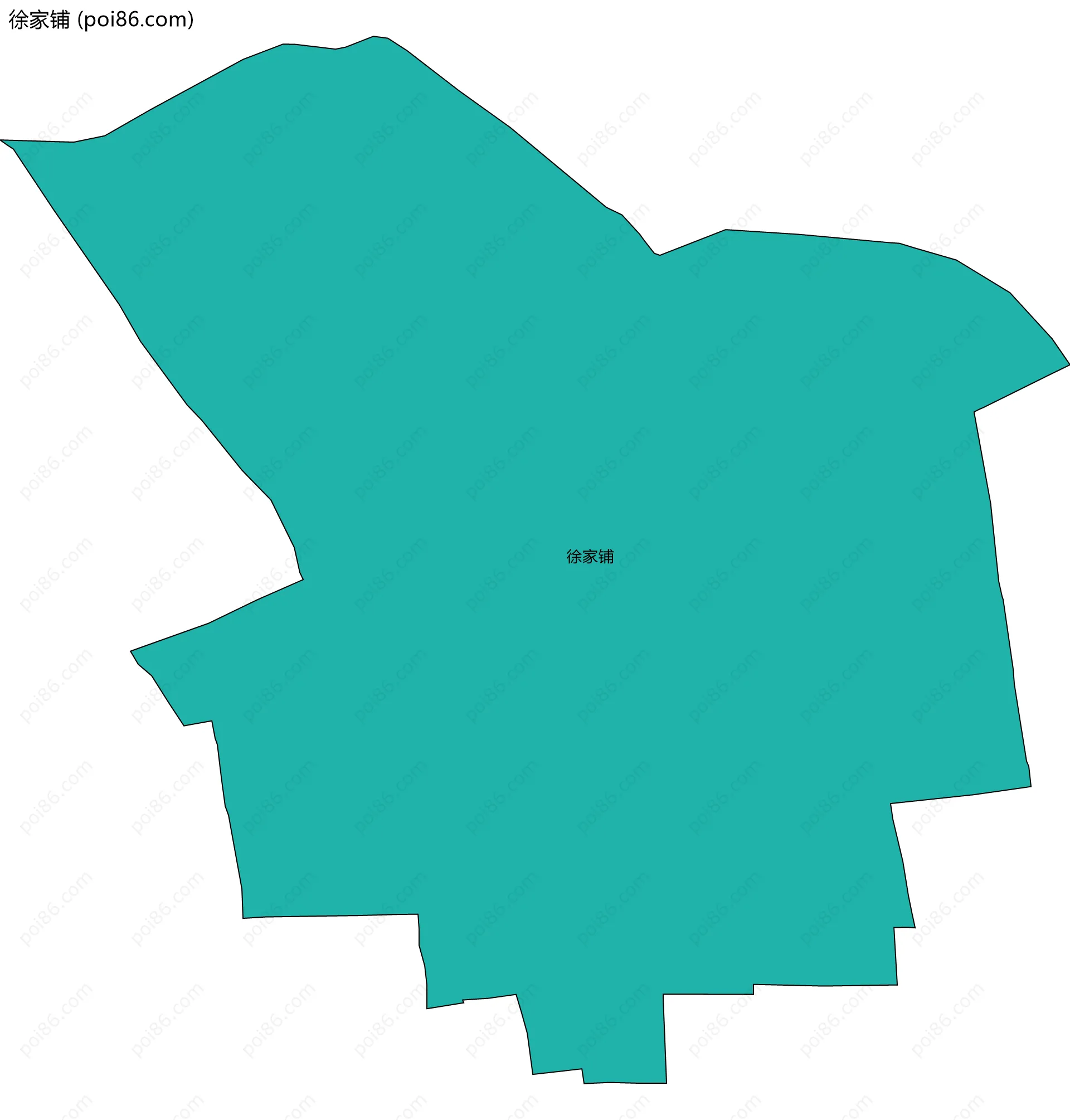 徐家铺边界地图