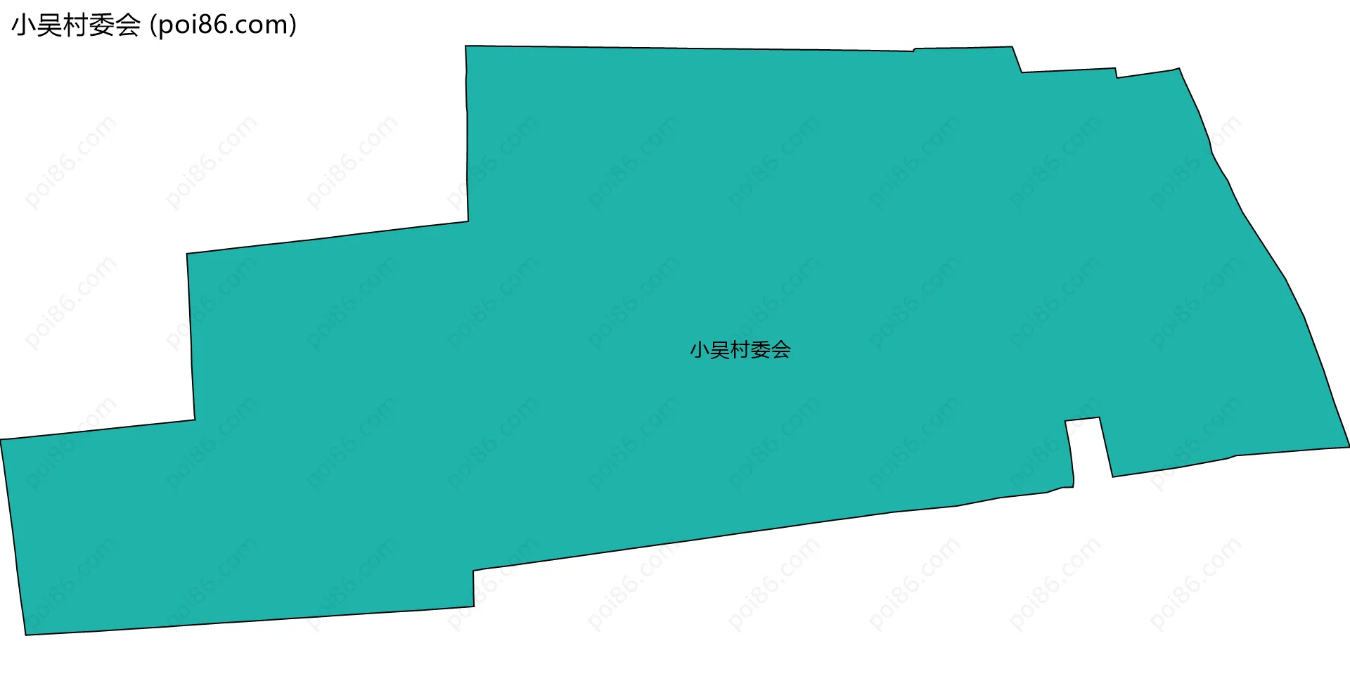 小吴村委会边界地图