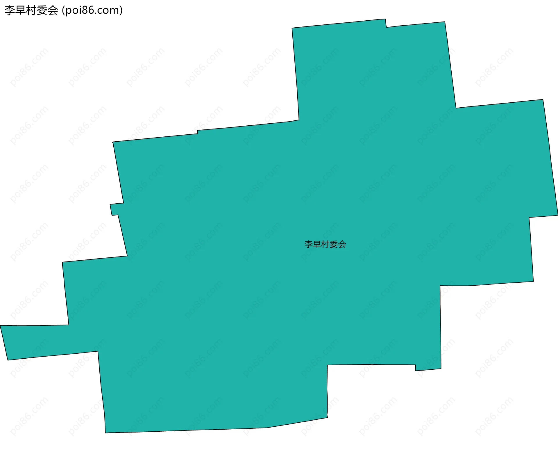 李早村委会边界地图