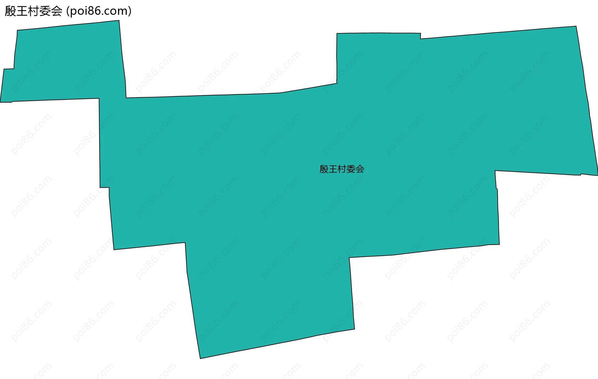 殷王村委会边界地图