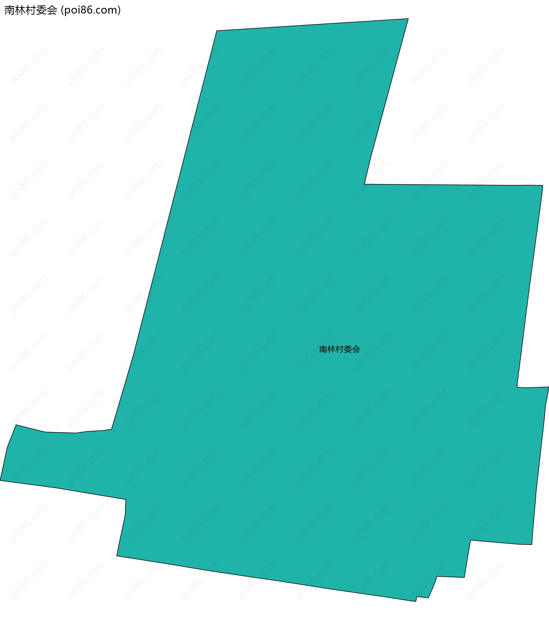 南林村委会边界地图