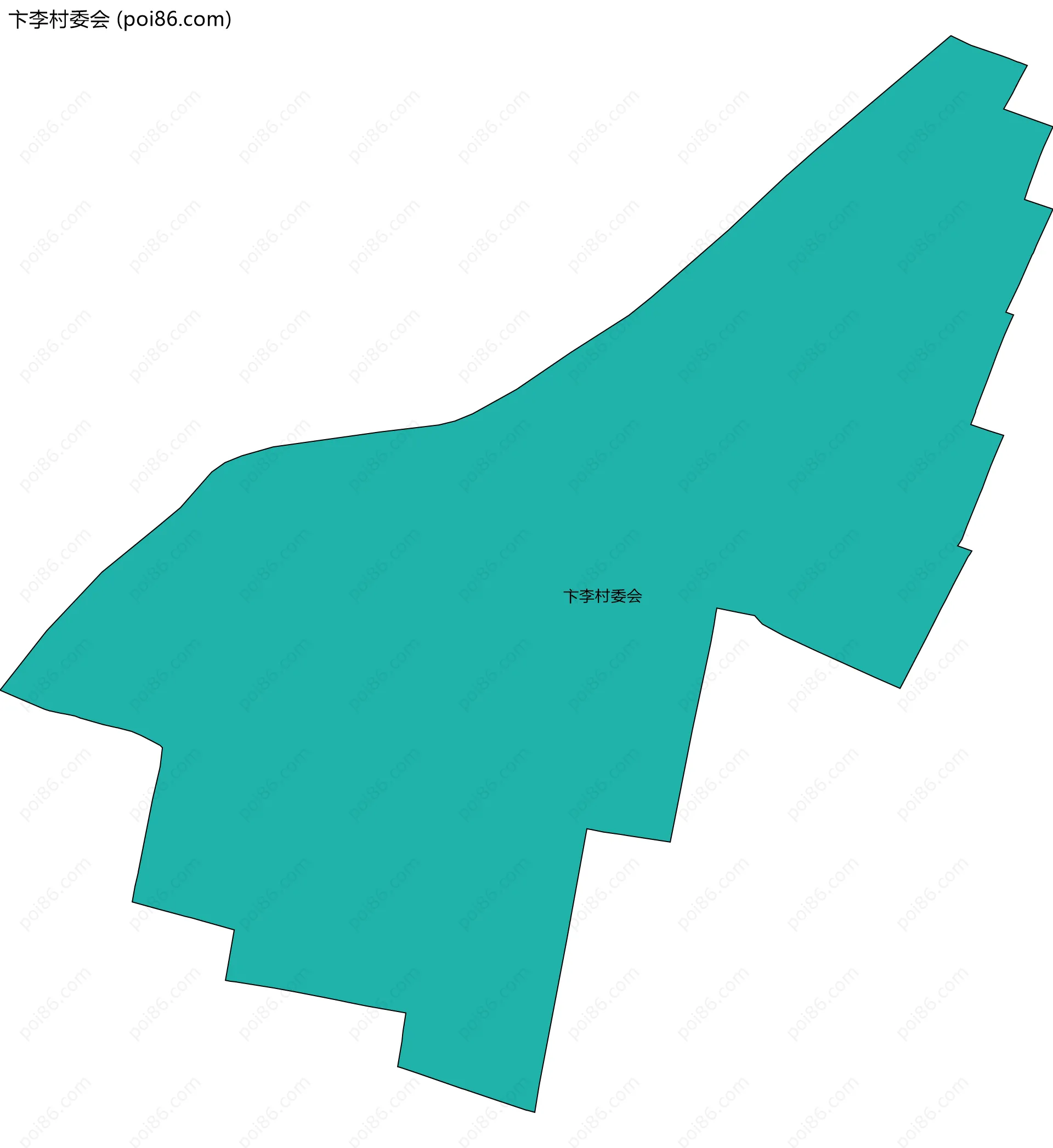 卞李村委会边界地图