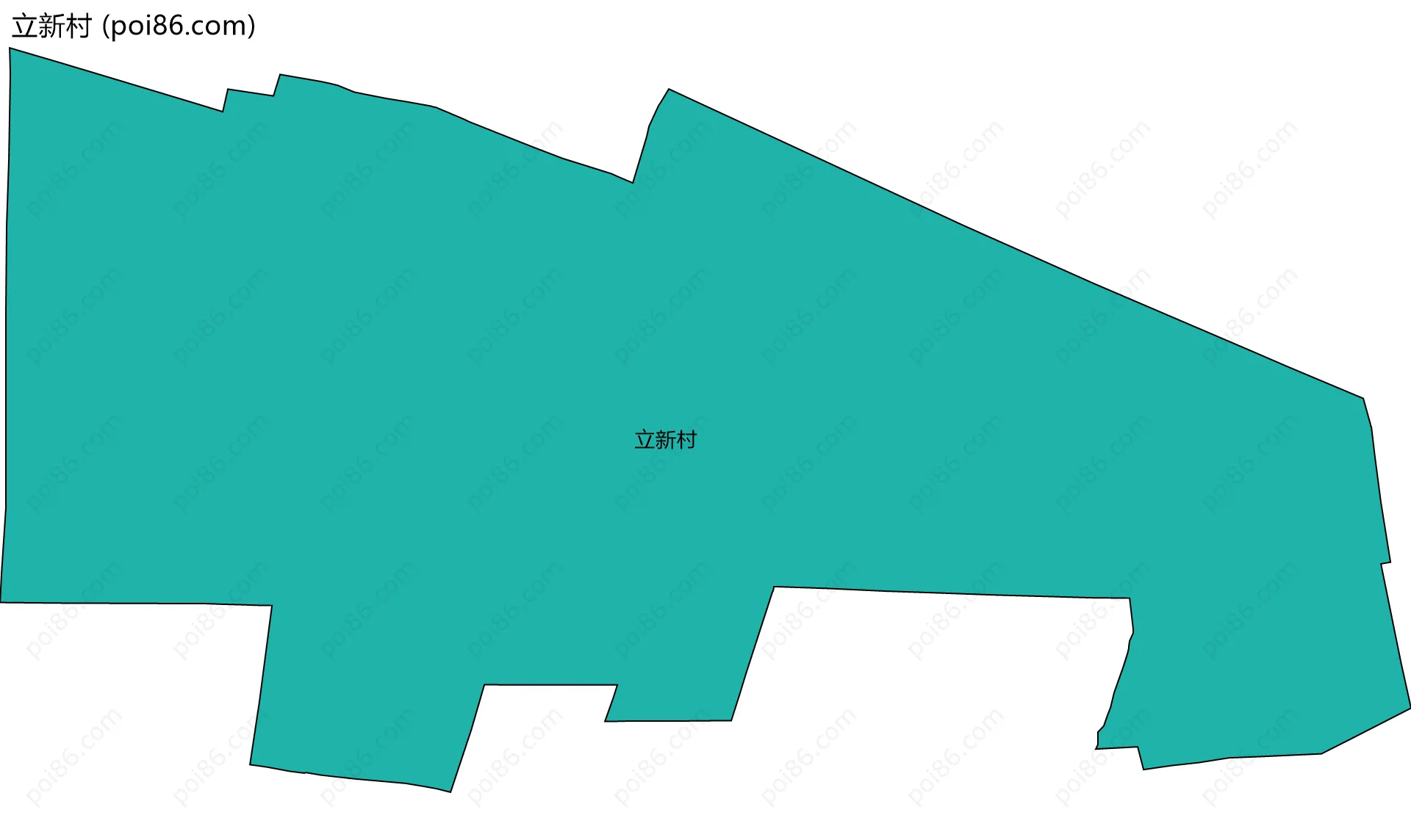 立新村边界地图