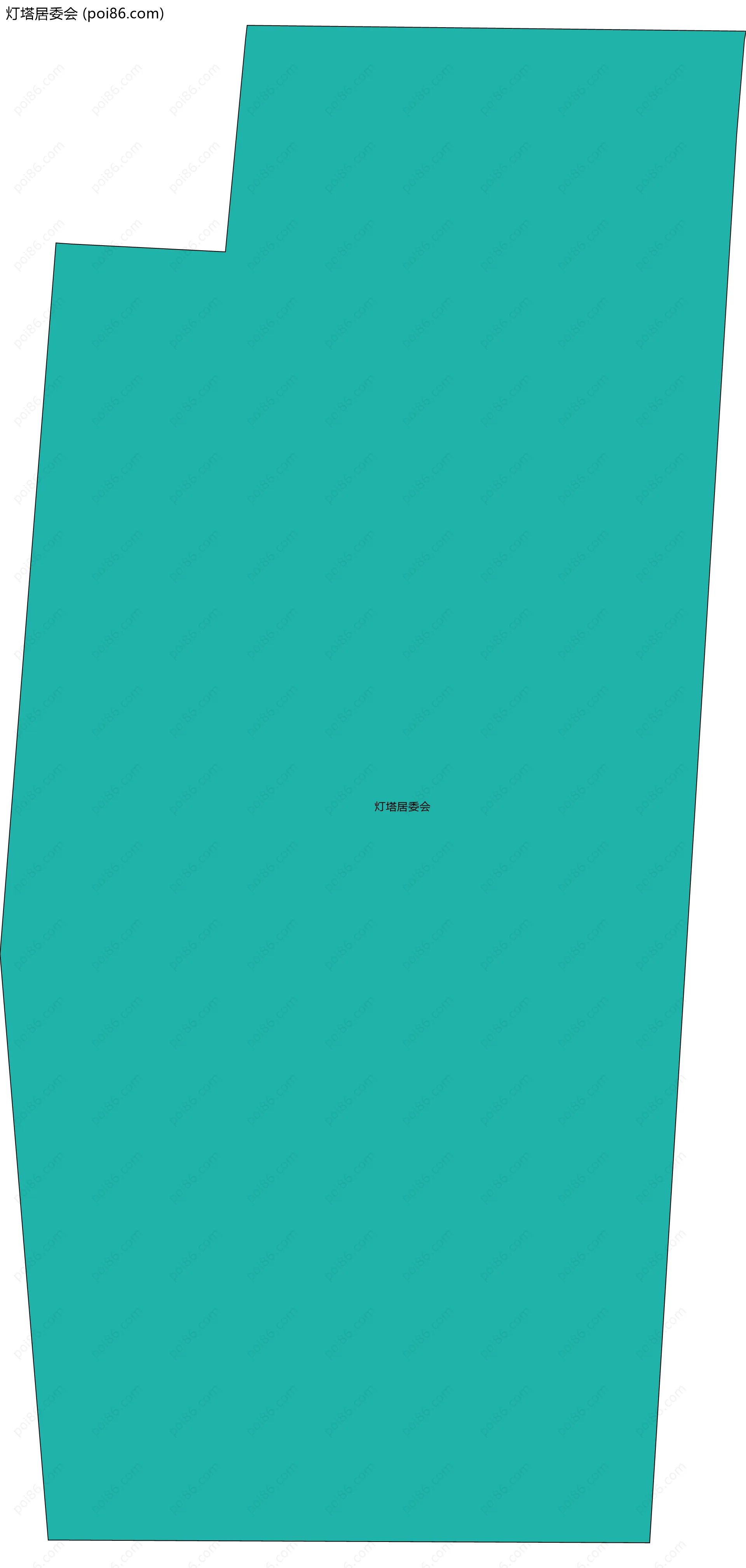 灯塔居委会边界地图