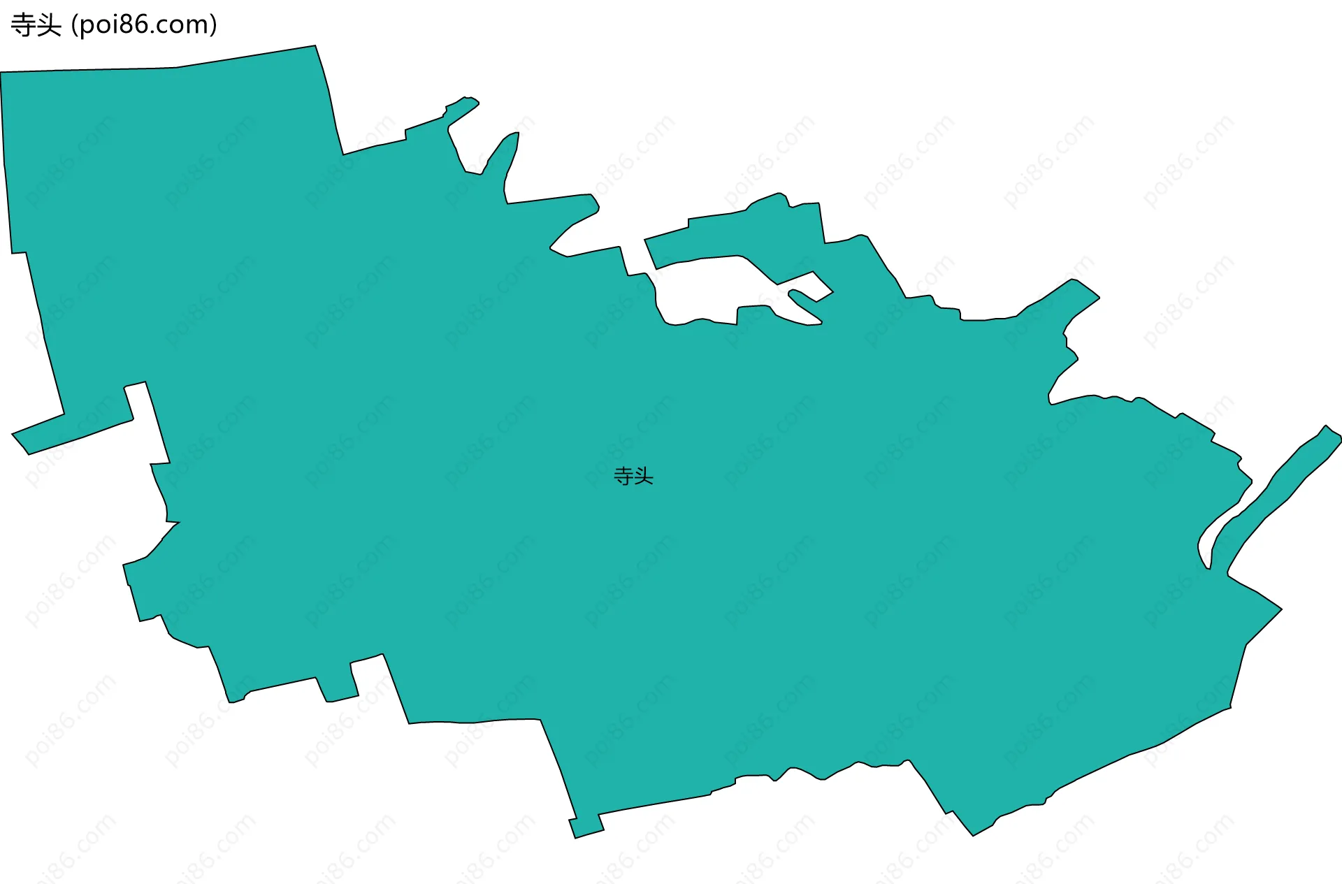 寺头边界地图