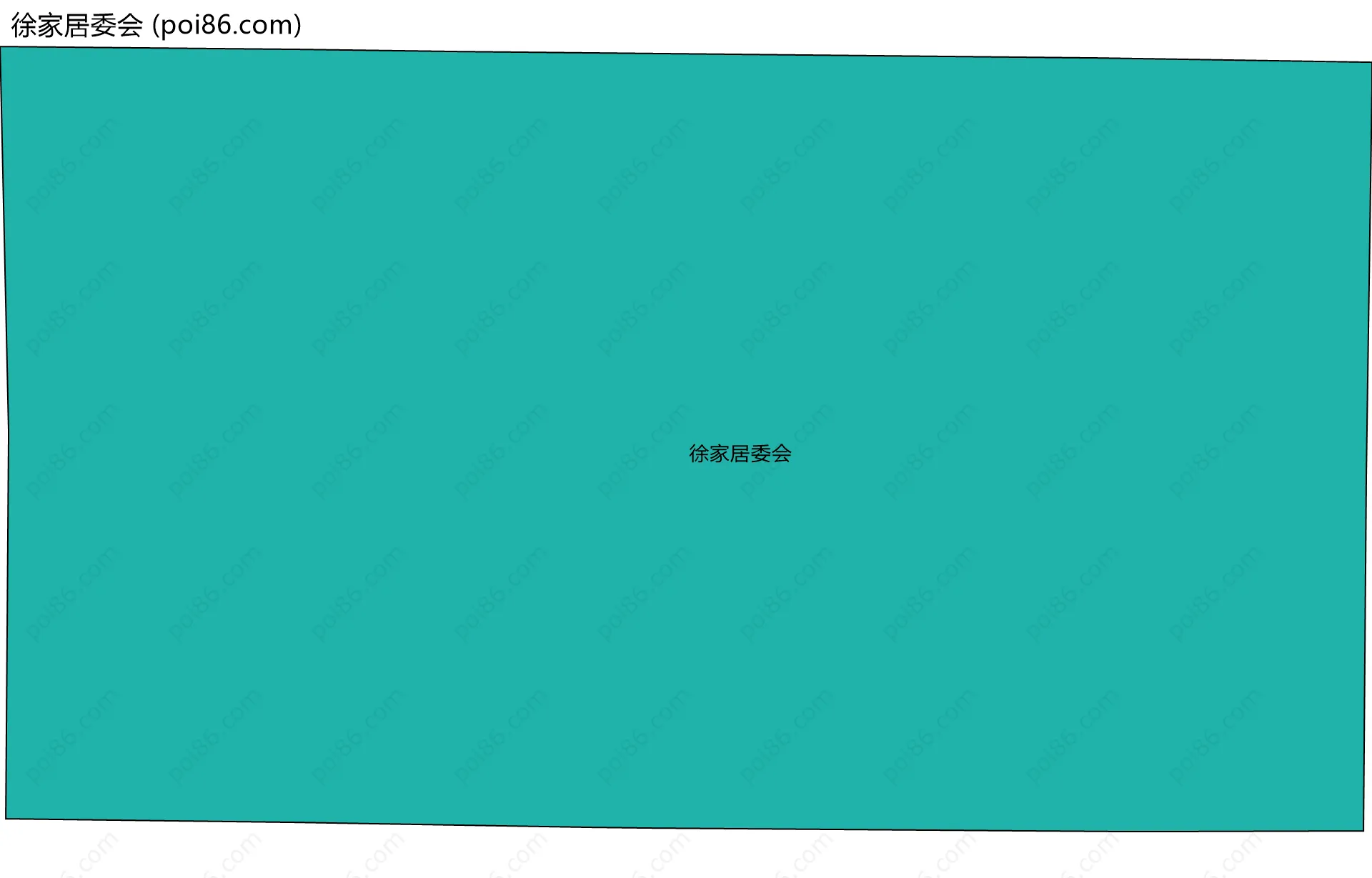 徐家居委会边界地图