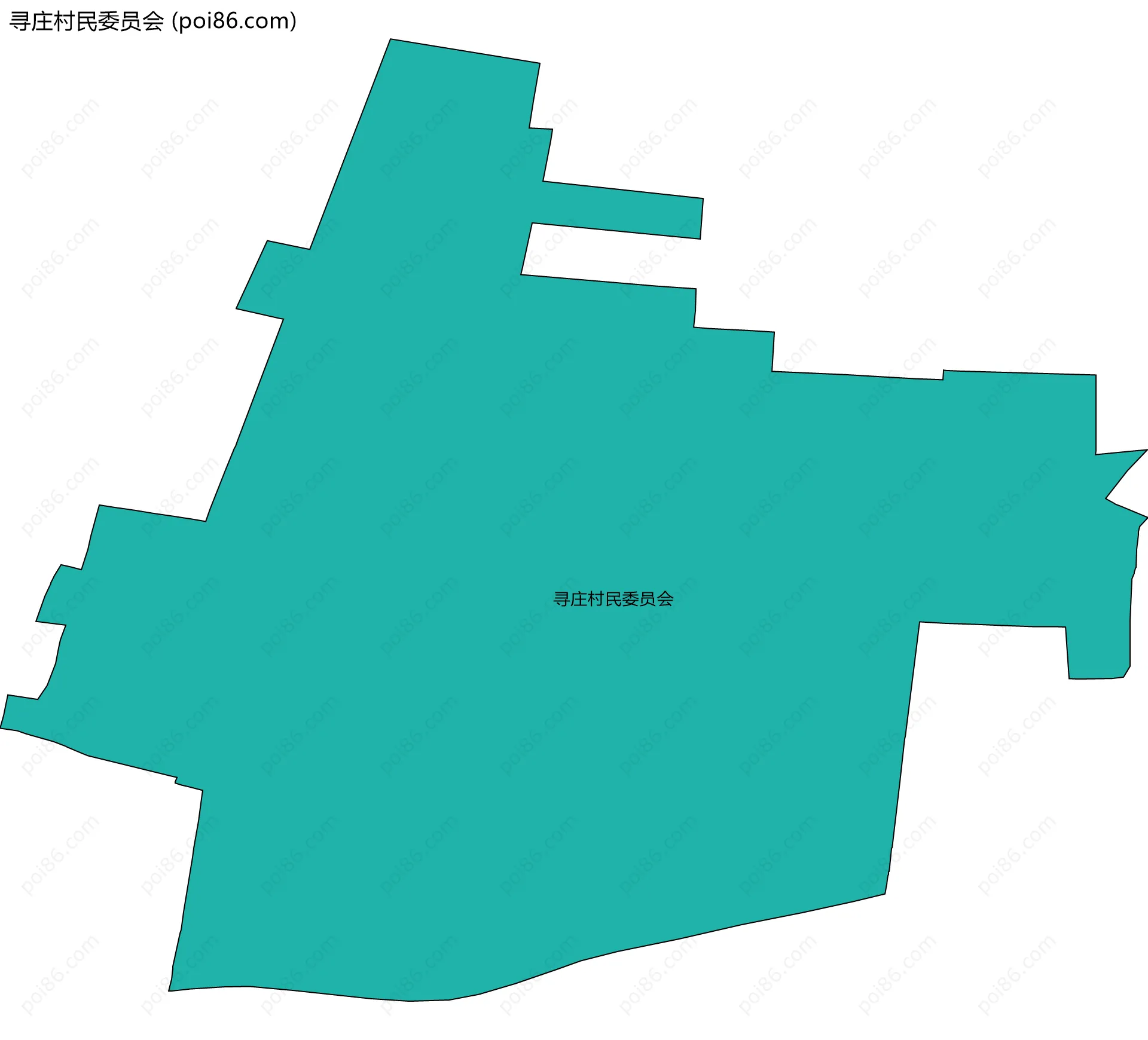 寻庄村民委员会边界地图
