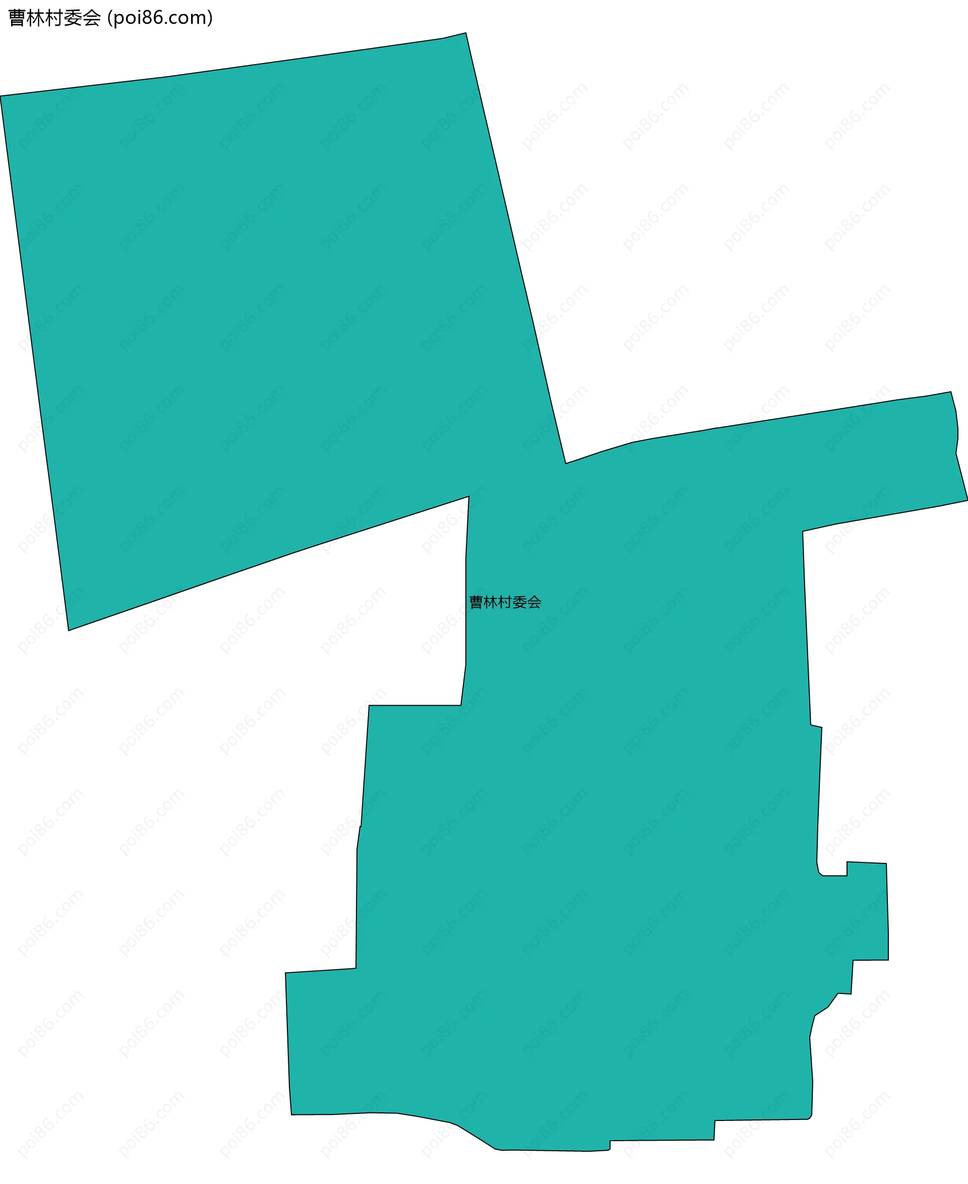 曹林村委会边界地图