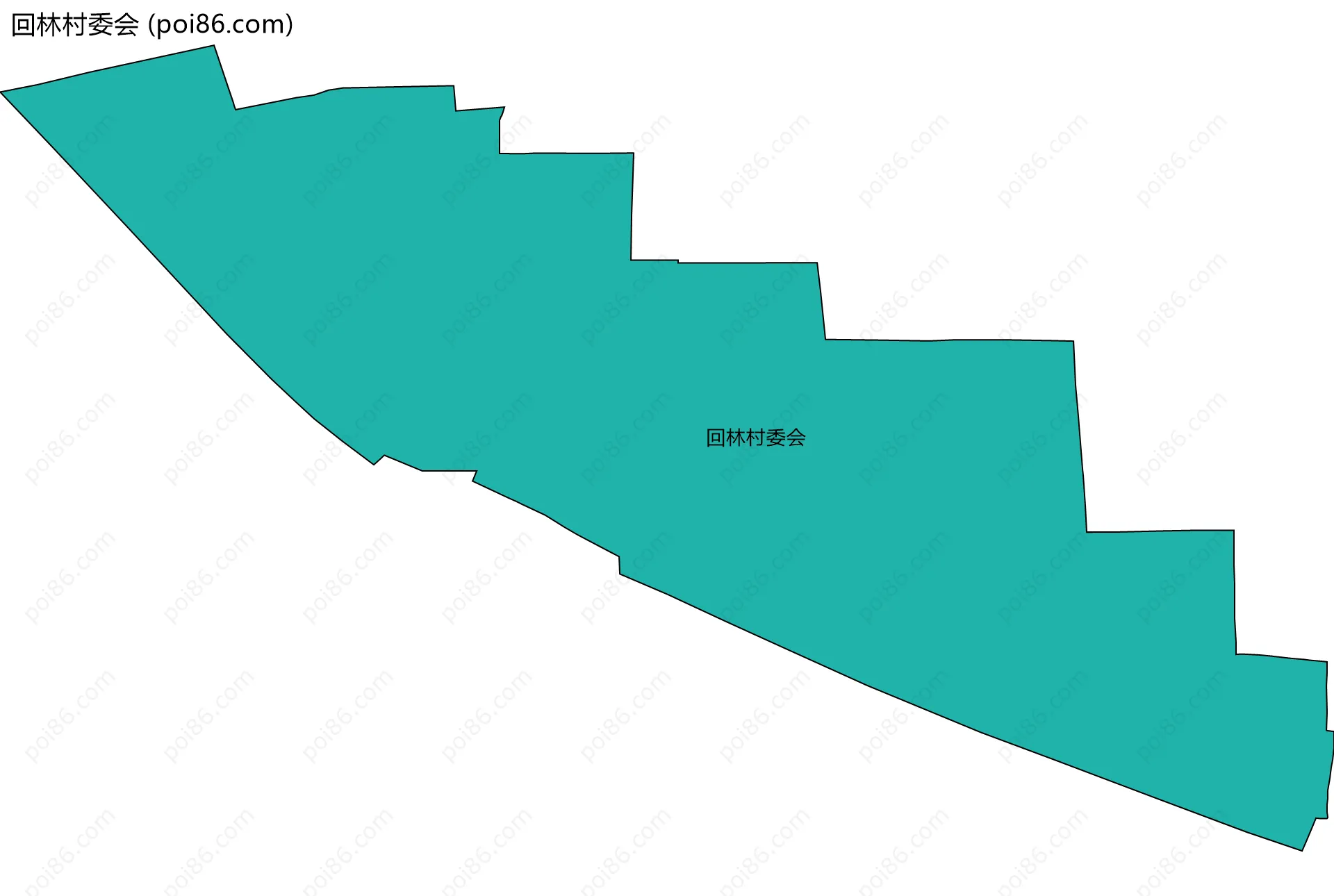 回林村委会边界地图