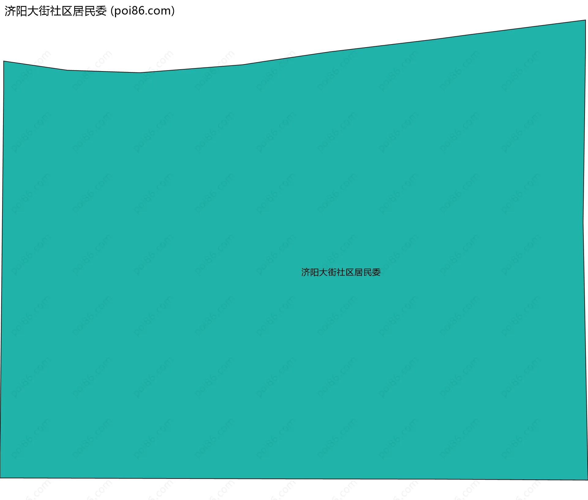 济阳大街社区居民委边界地图
