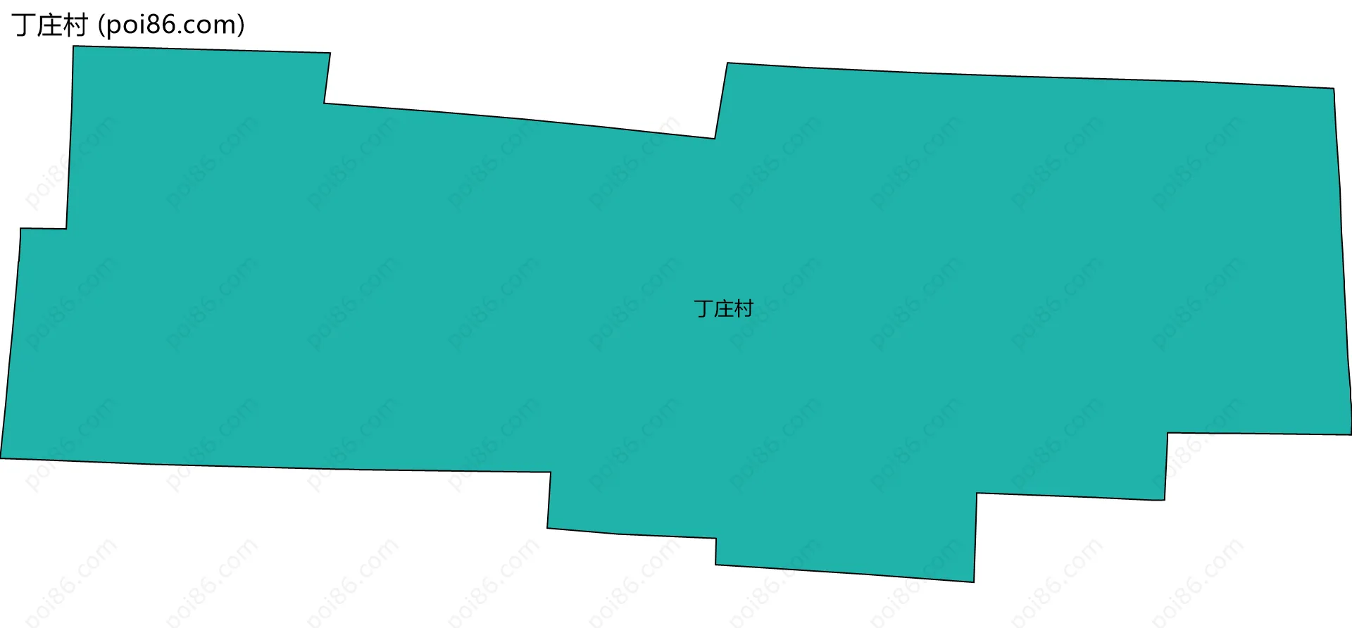 丁庄村边界地图