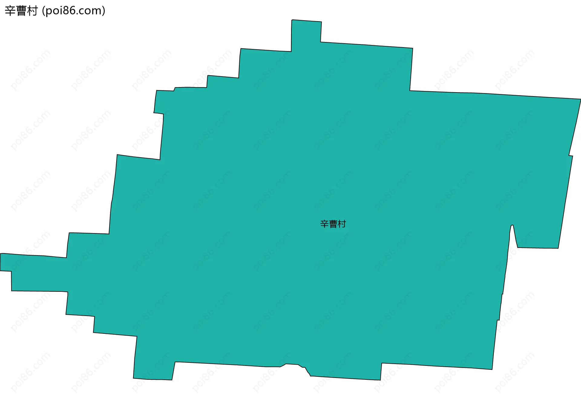 辛曹村边界地图