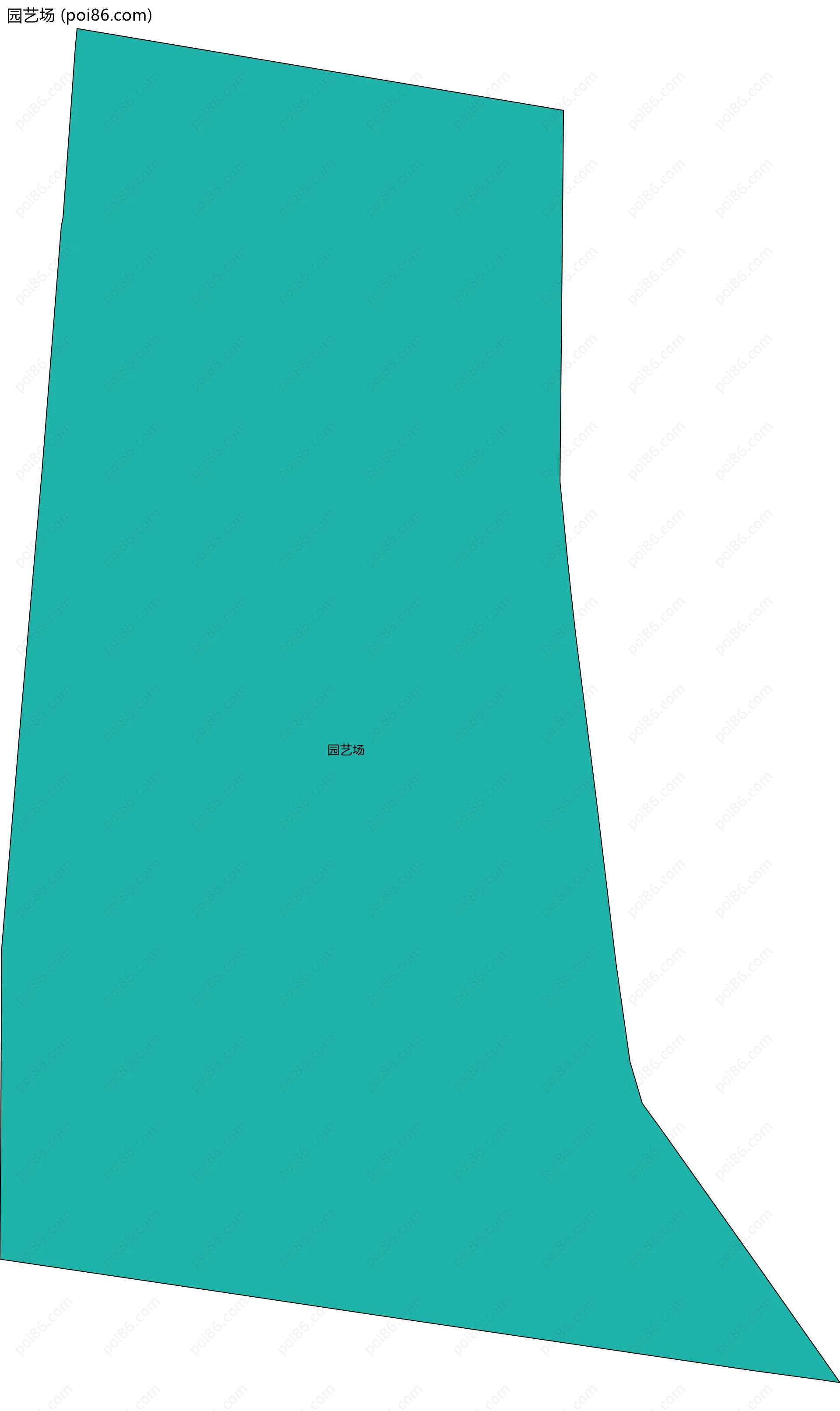 园艺场边界地图