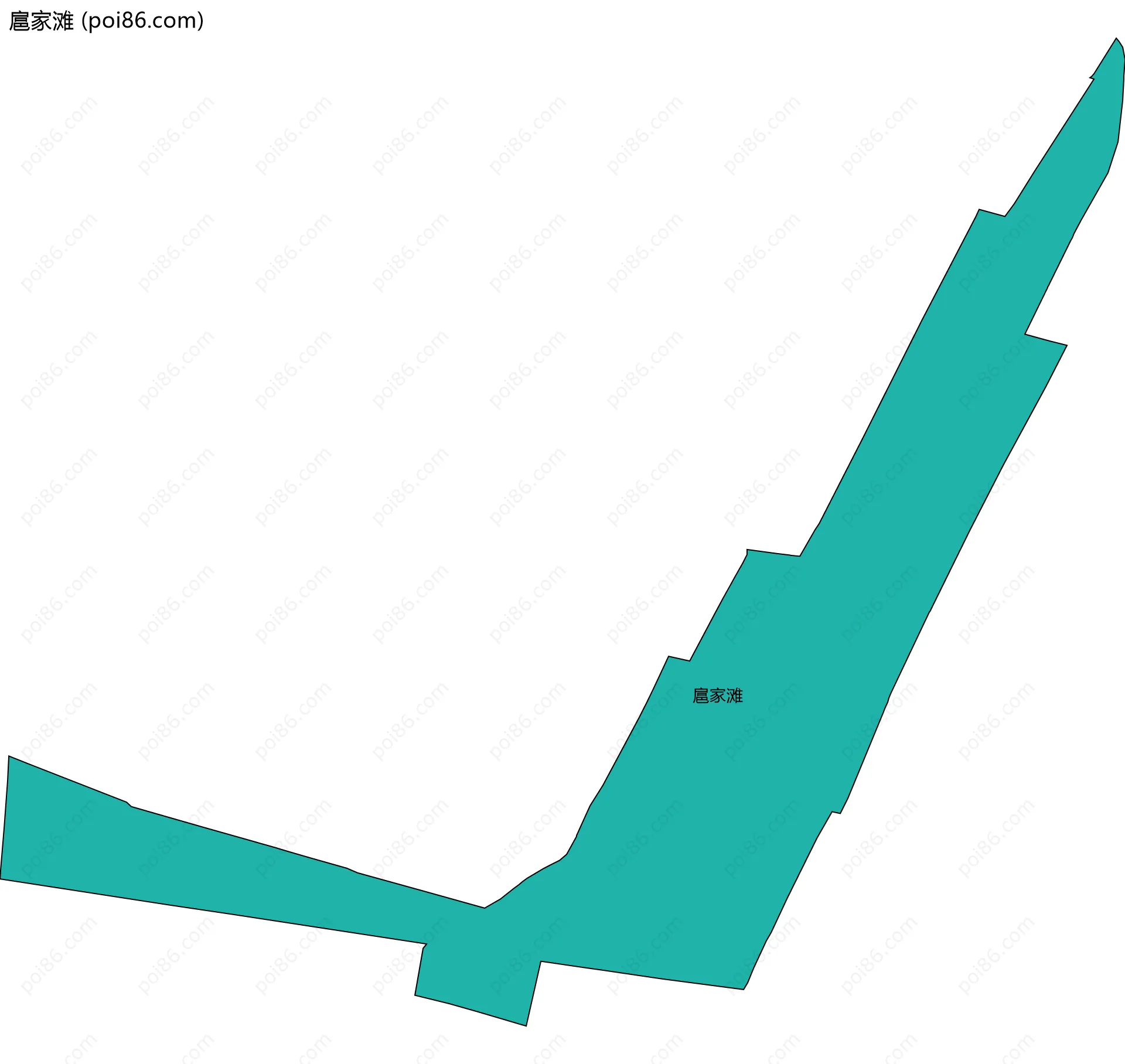 扈家滩边界地图