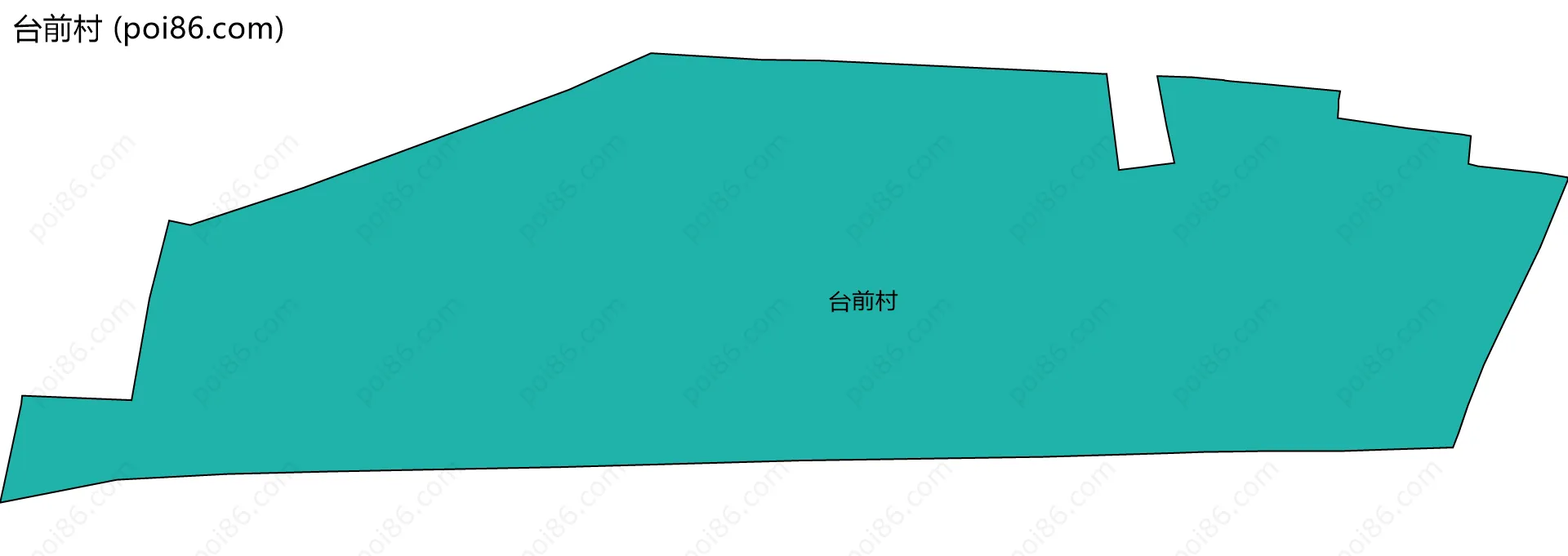 台前村边界地图