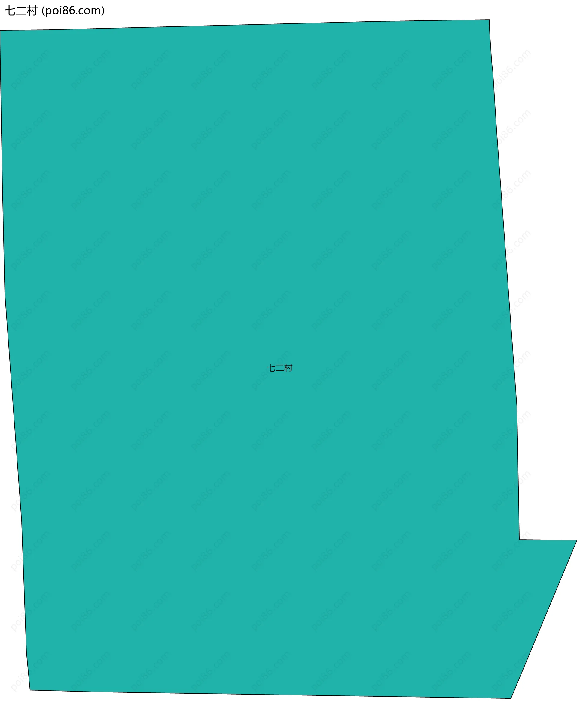 七二村边界地图