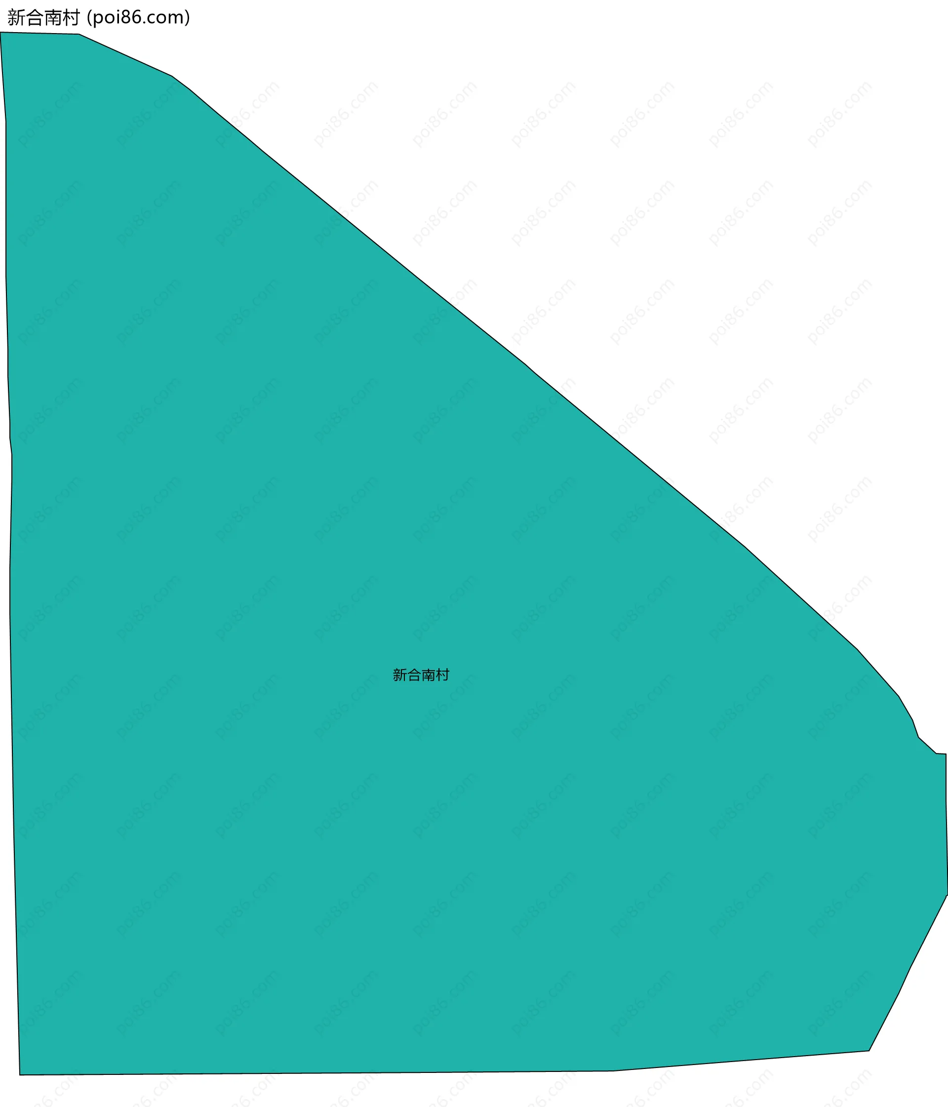 新合南村边界地图