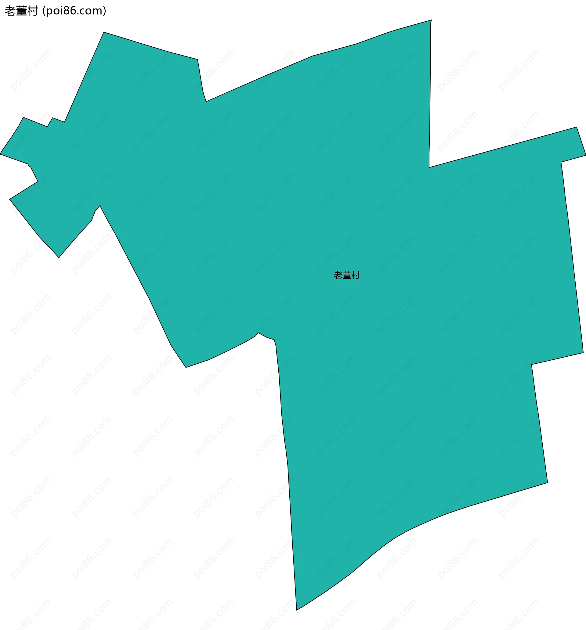 老董村边界地图