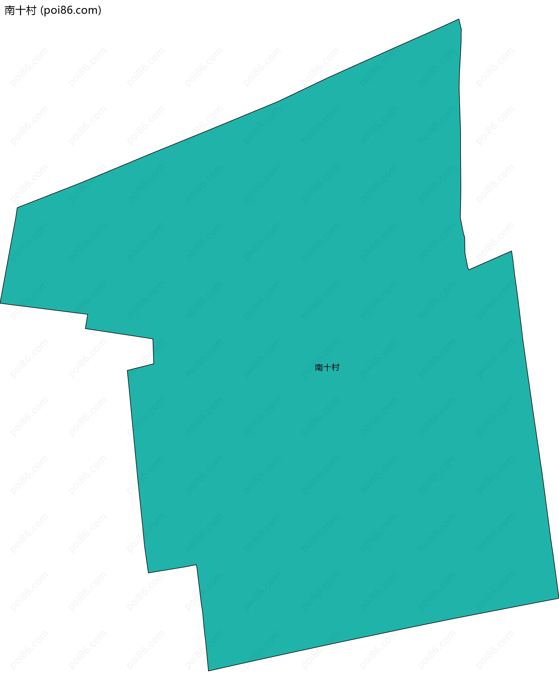 南十村边界地图