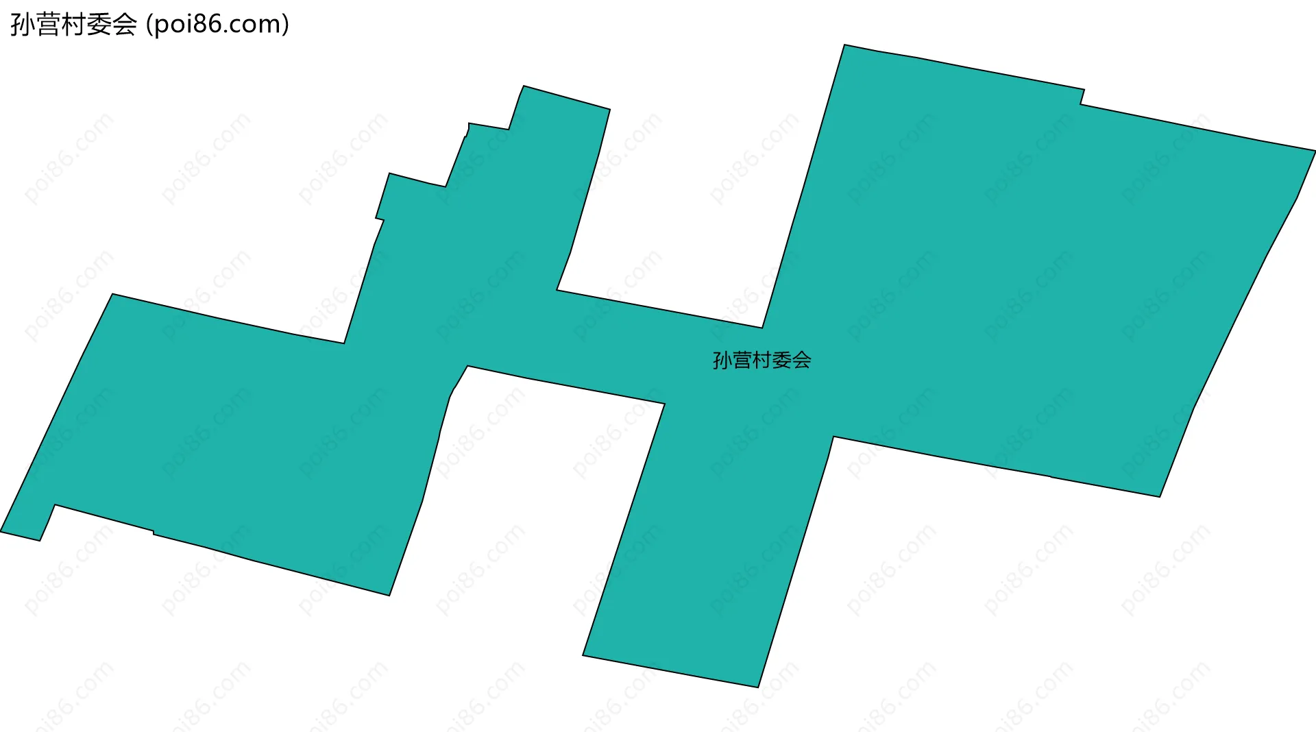 孙营村委会边界地图