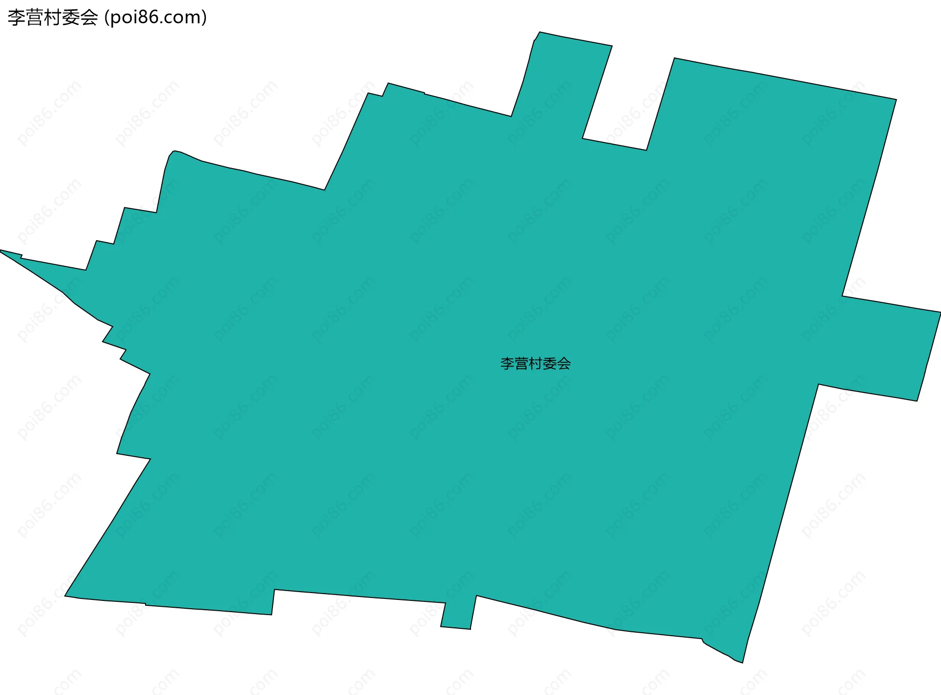 李营村委会边界地图