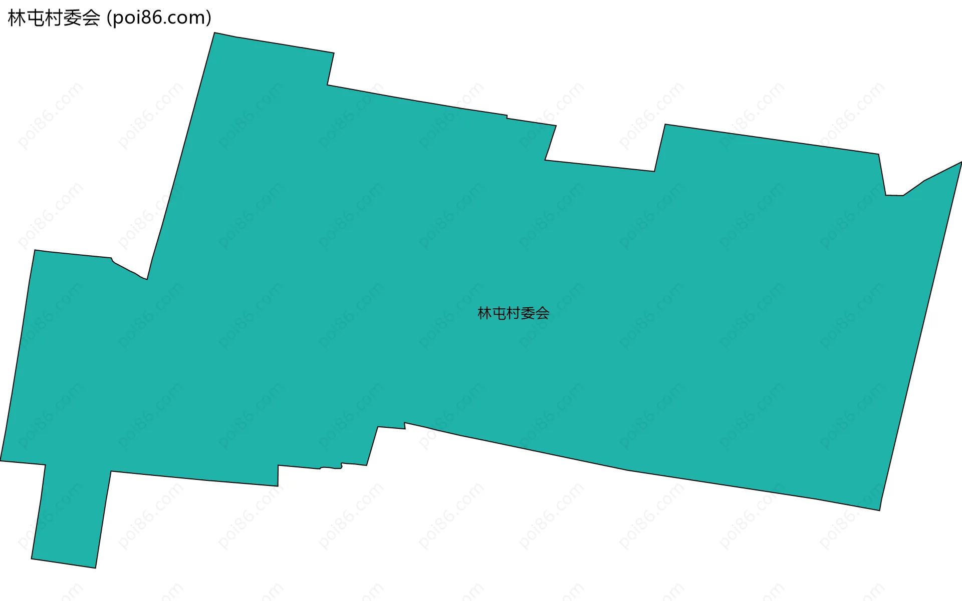 林屯村委会边界地图