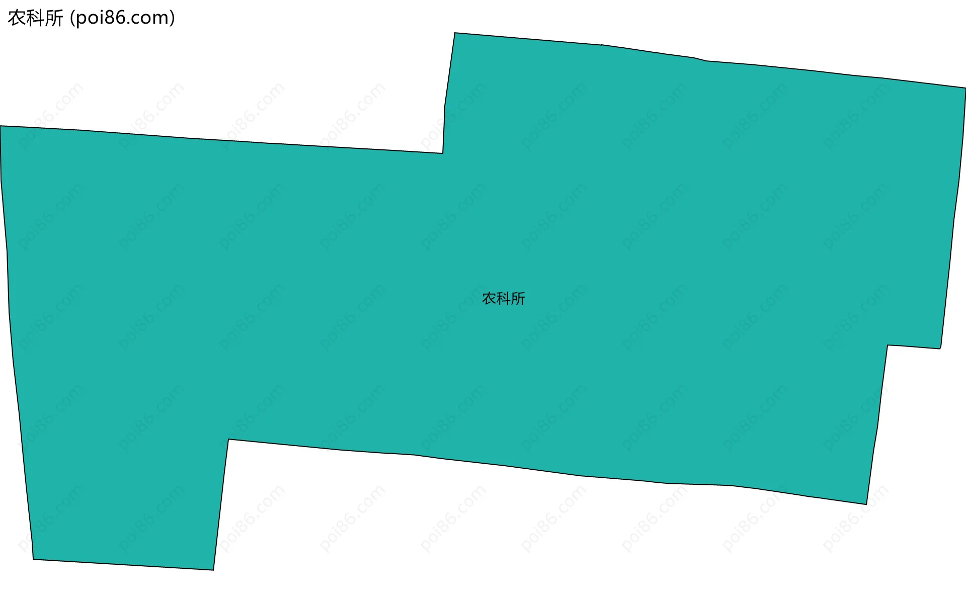 农科所边界地图