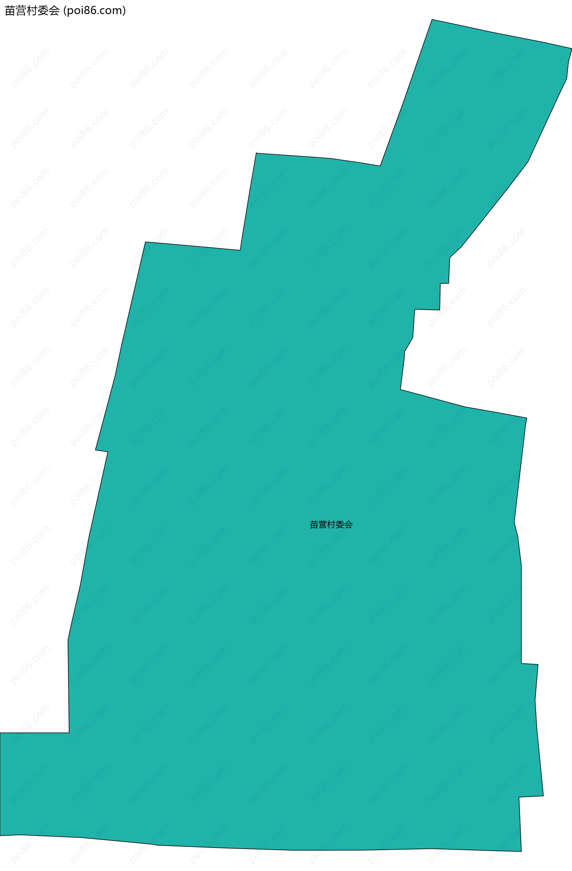苗营村委会边界地图