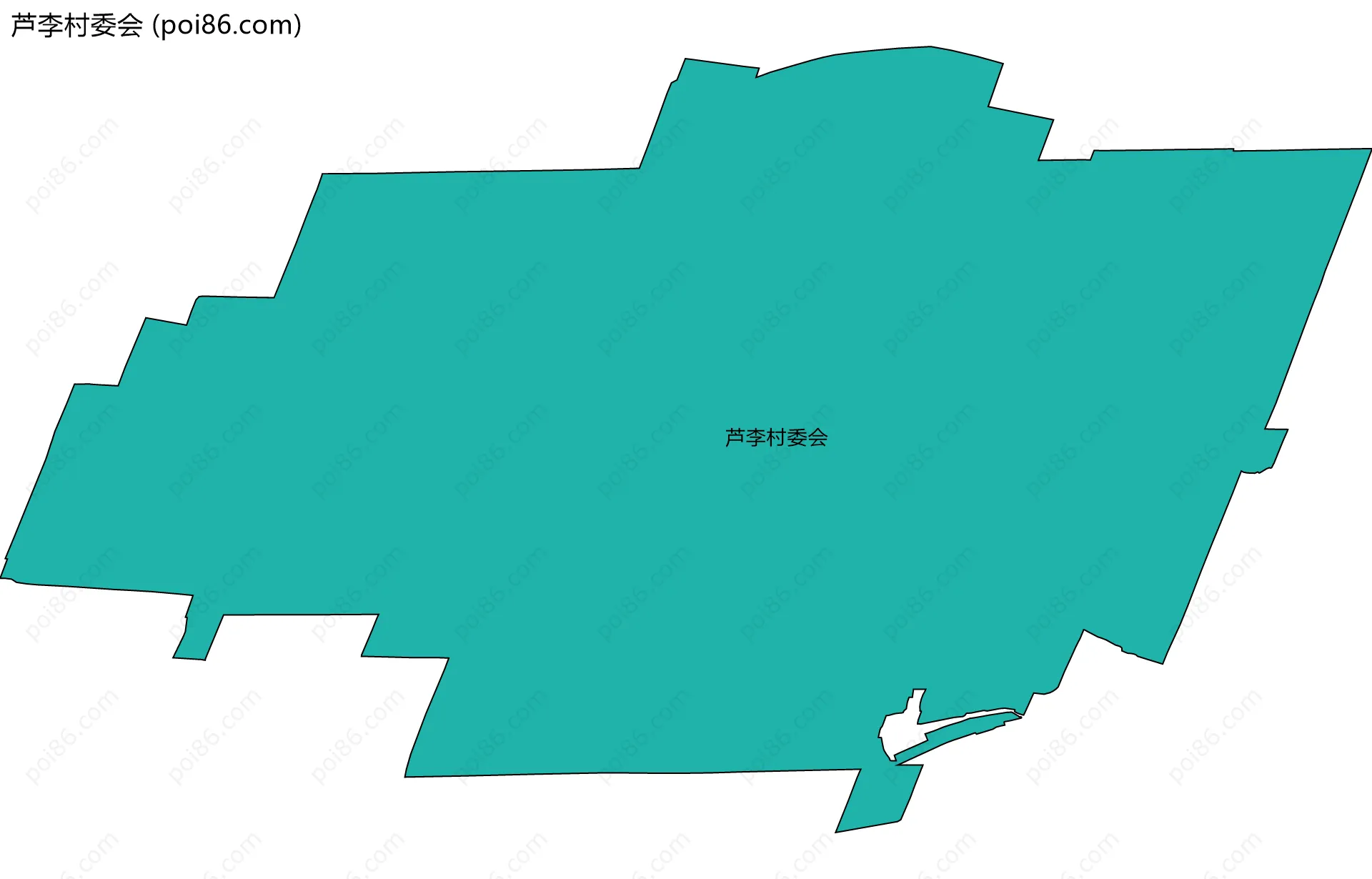 芦李村委会边界地图