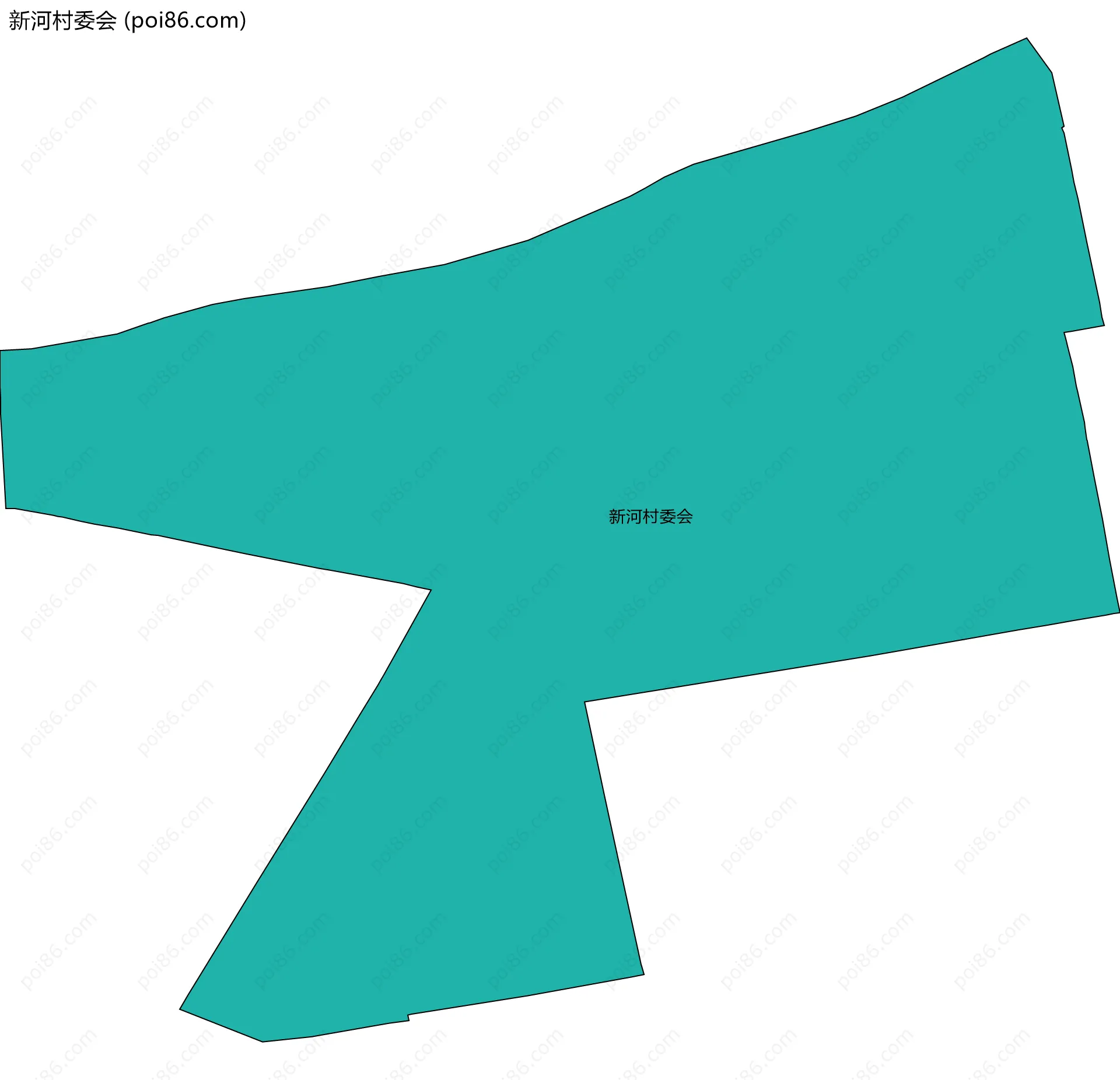 新河村委会边界地图