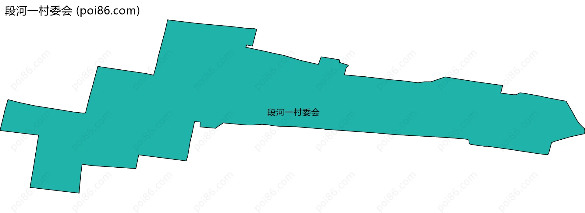 段河一村委会边界地图