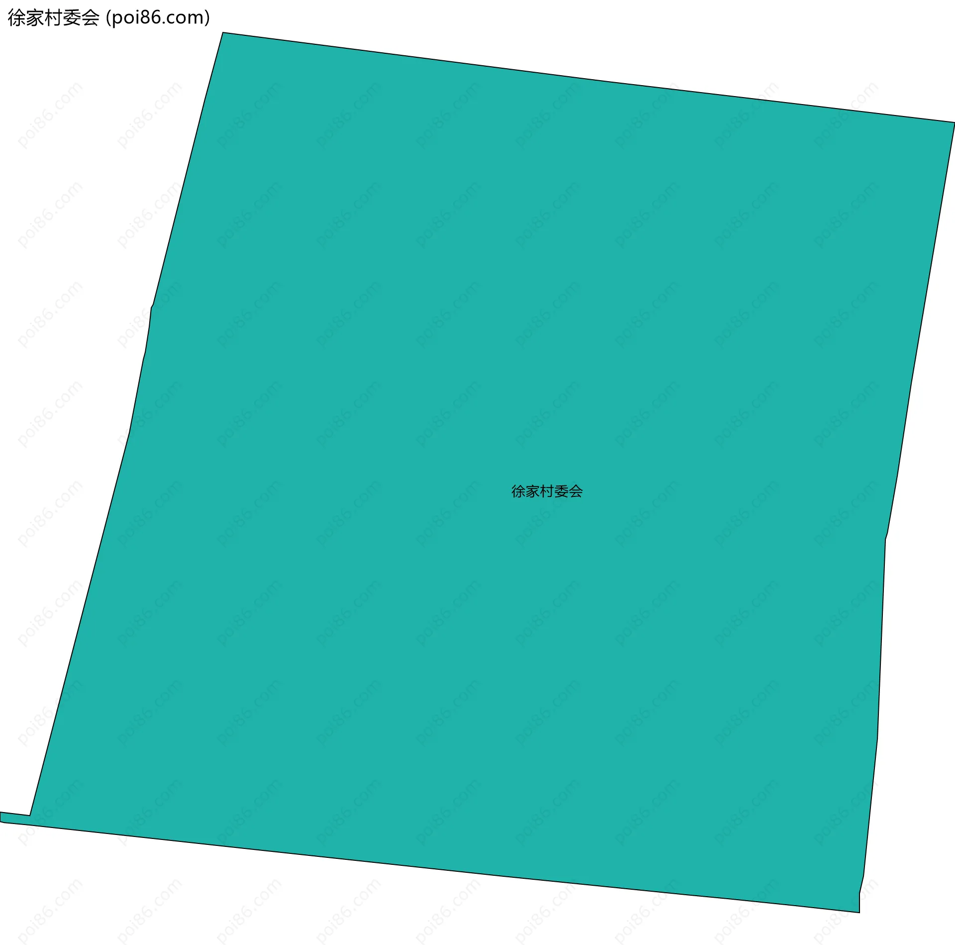 徐家村委会边界地图