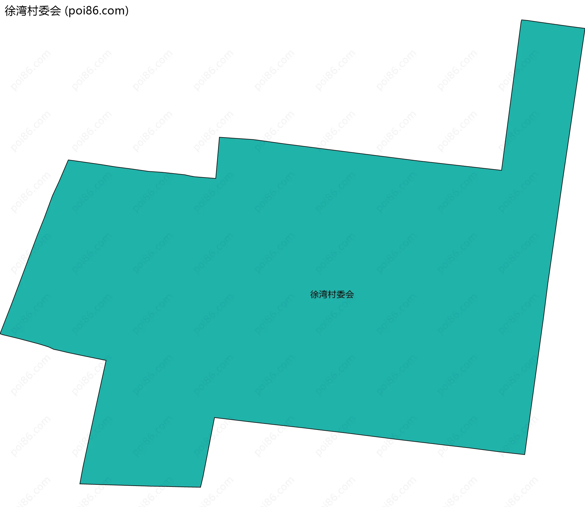徐湾村委会边界地图