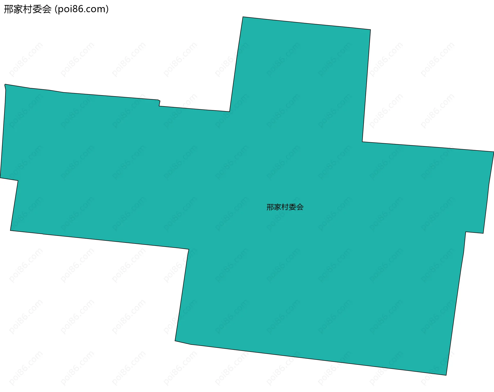 邢家村委会边界地图