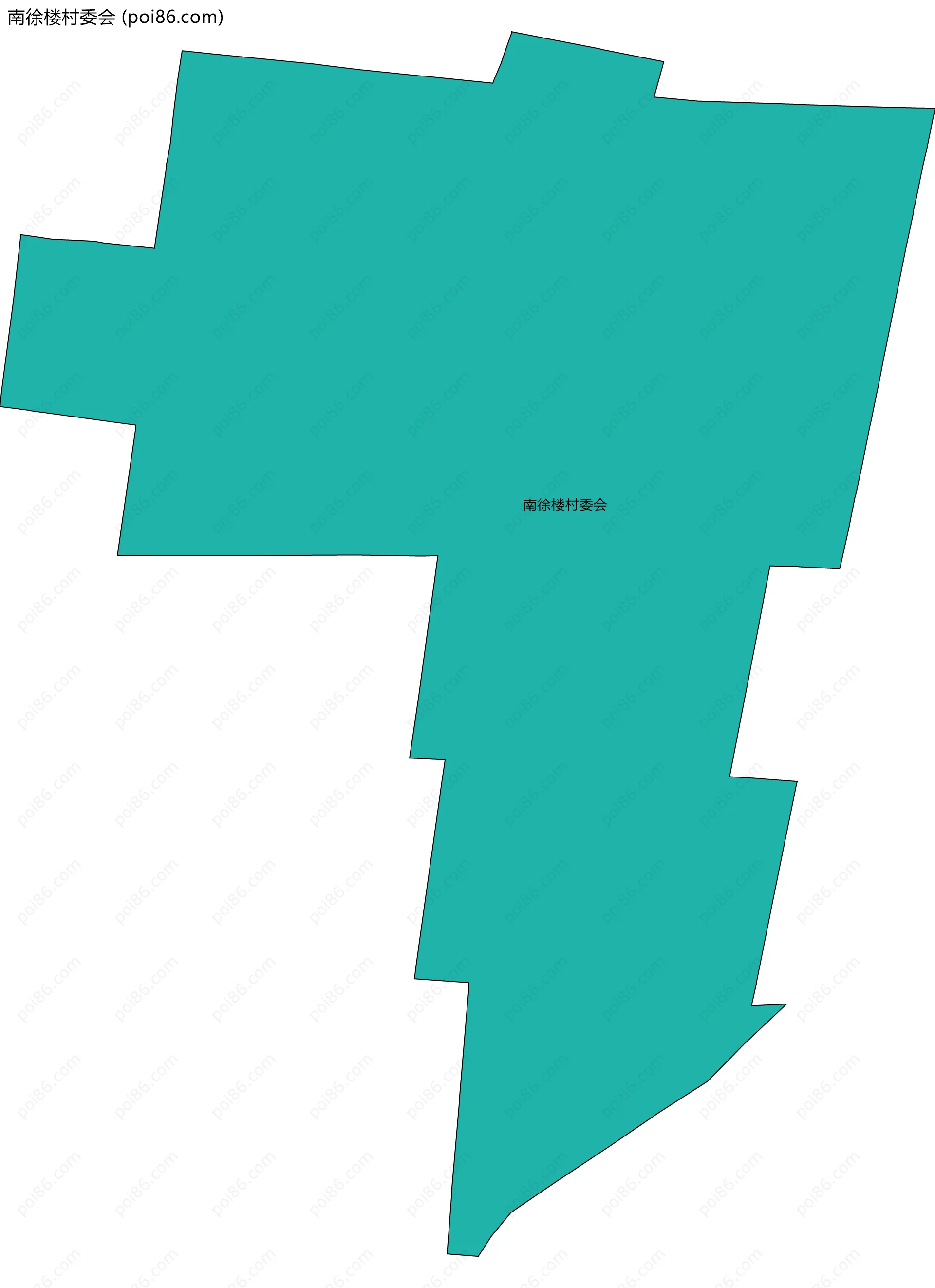 南徐楼村委会边界地图