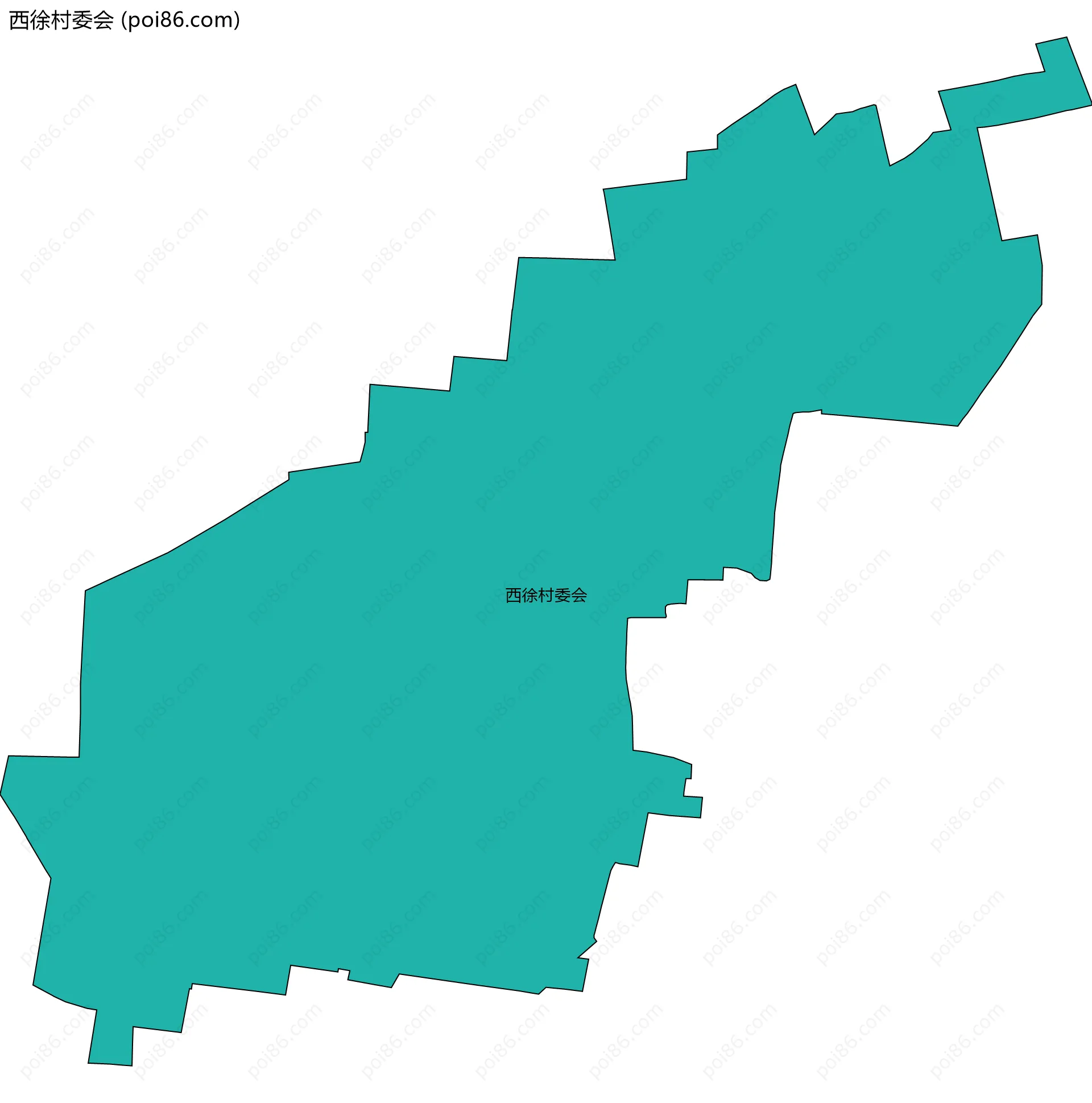 西徐村委会边界地图