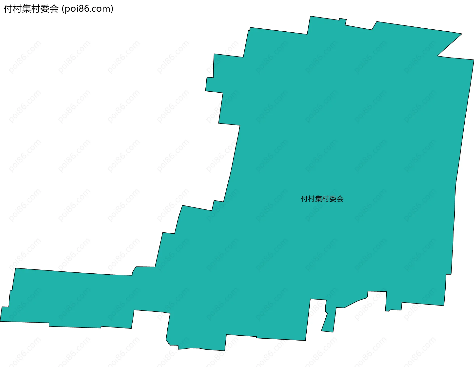 付村集村委会边界地图
