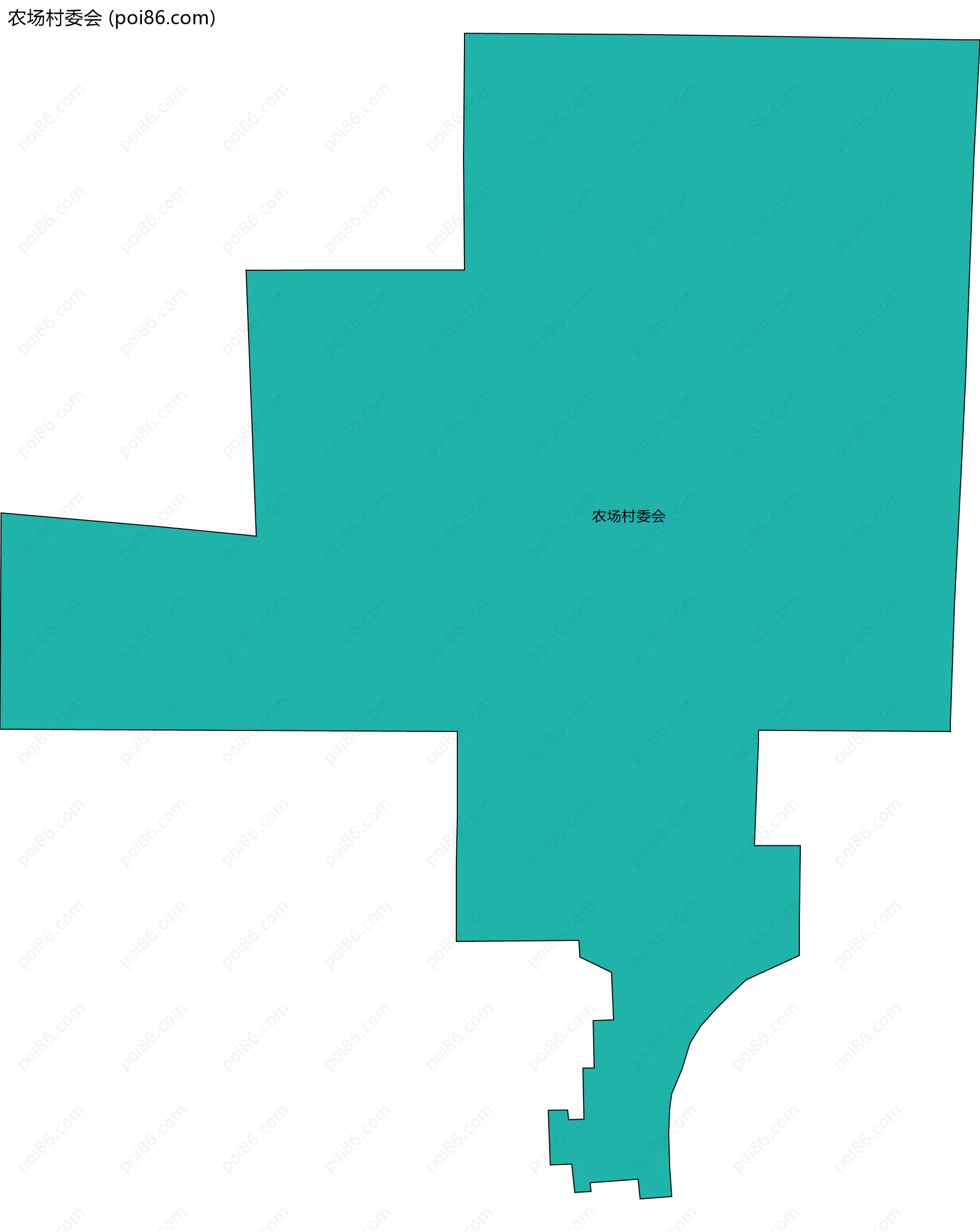 农场村委会边界地图