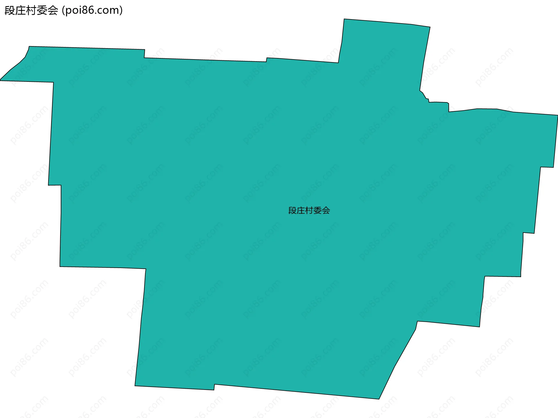 段庄村委会边界地图
