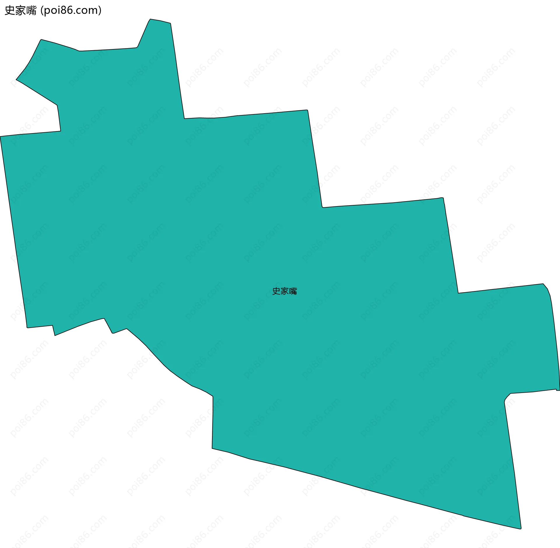 史家嘴边界地图