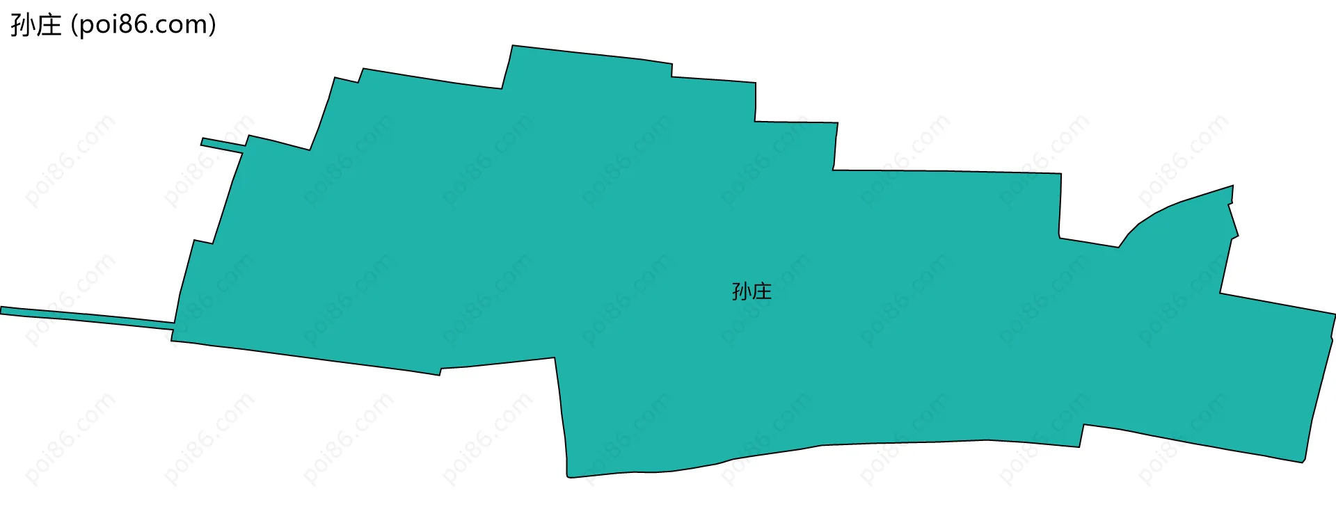 孙庄边界地图