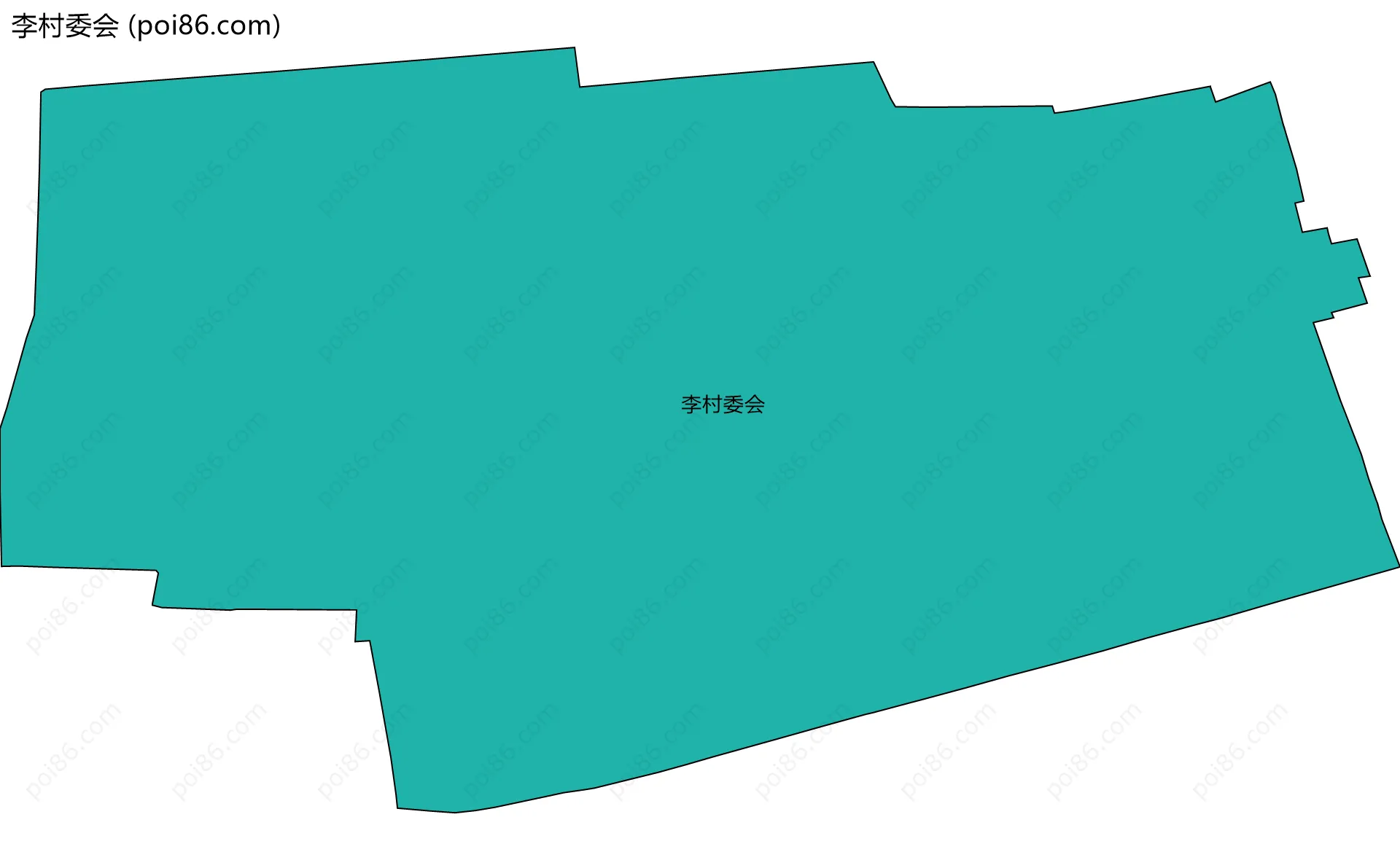 李村委会边界地图