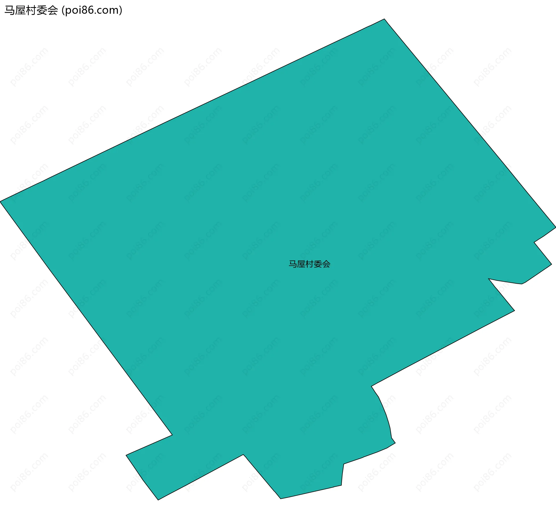 马屋村委会边界地图