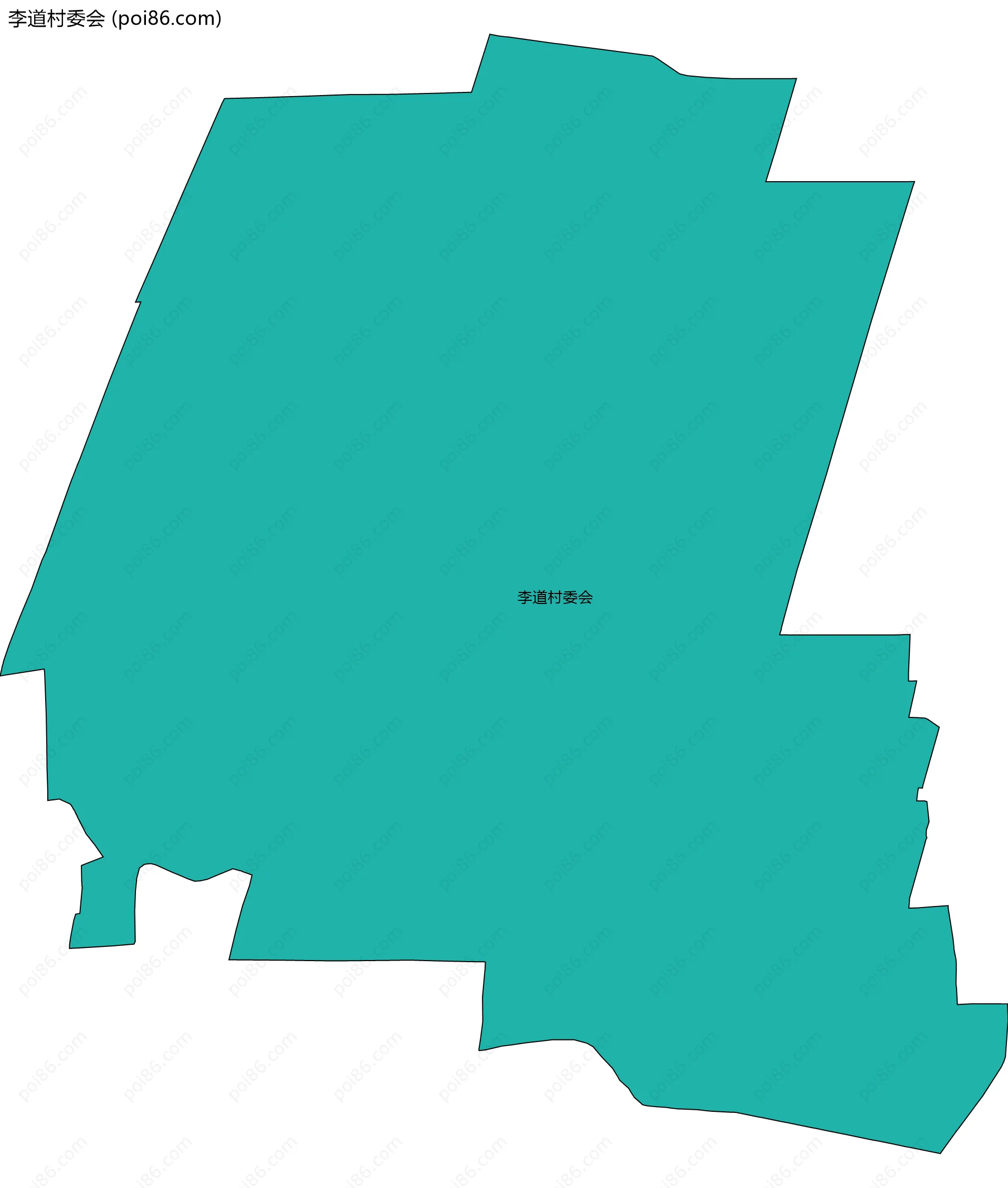 李道村委会边界地图