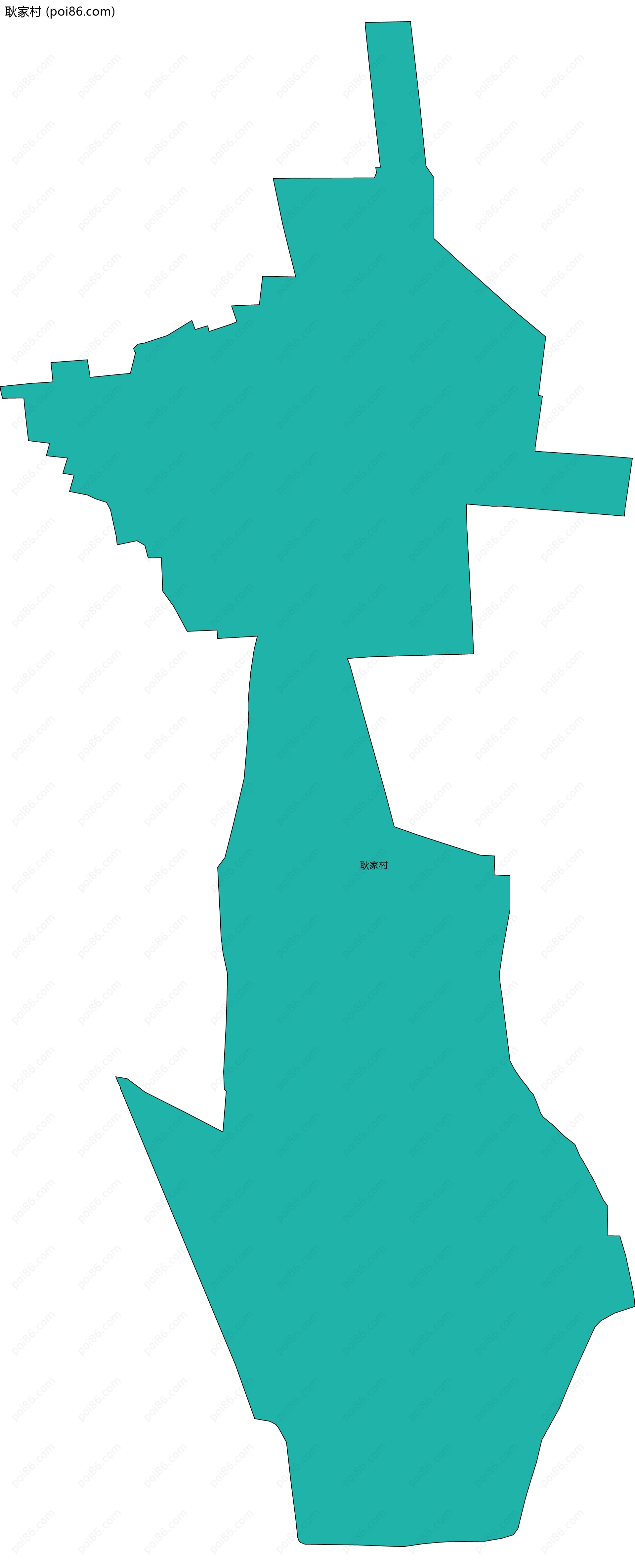 耿家村边界地图